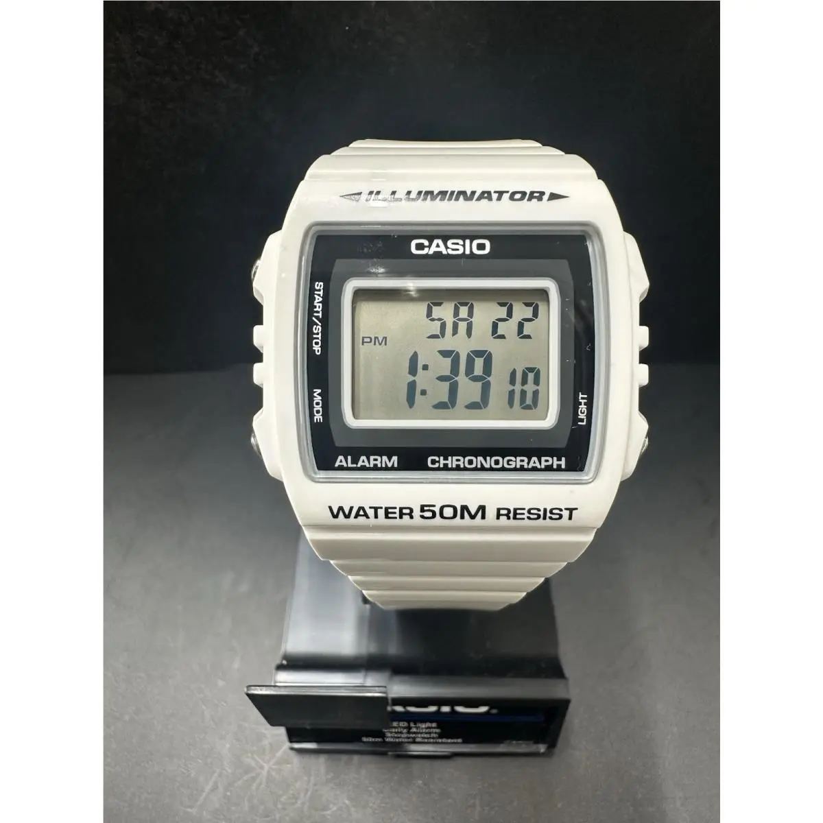 Casio W-215H-7A White Band Men’s Watch