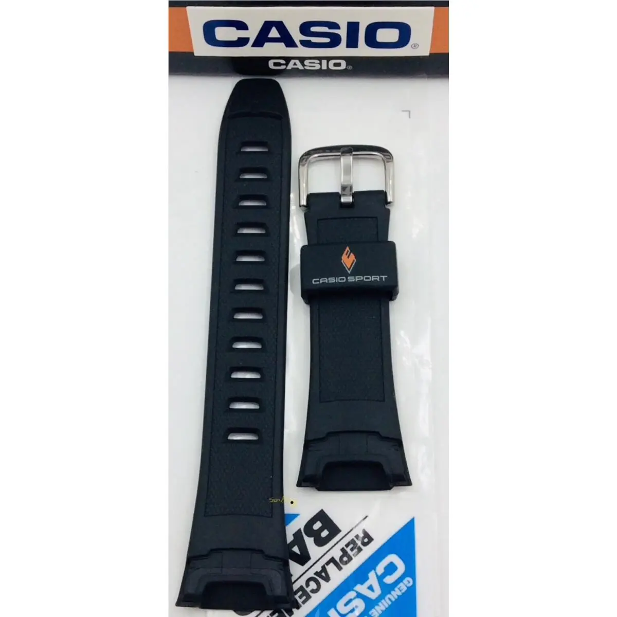 Casio Rubber Watch Band Black PAW-500 PRG-140 PRW-500 PRW-500J