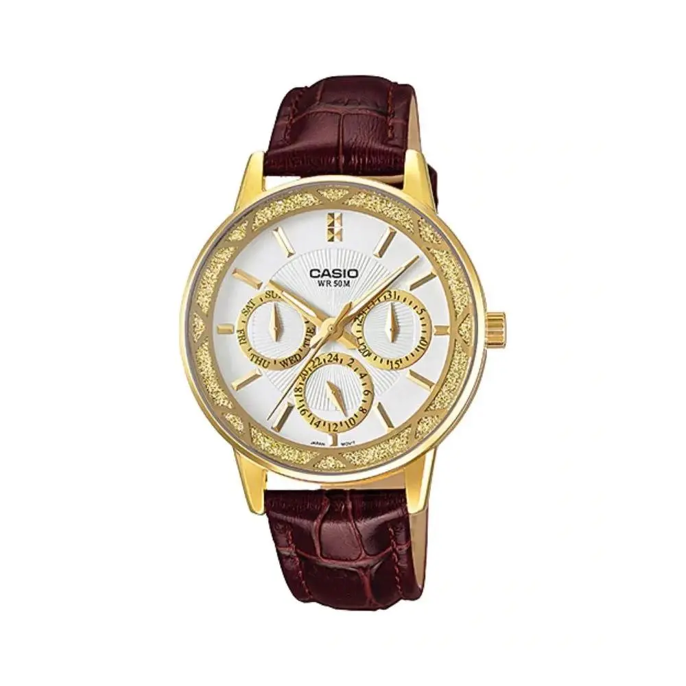 Casio Gold Tone Stainless Steel Watch LTP-2087GL-5AVDF