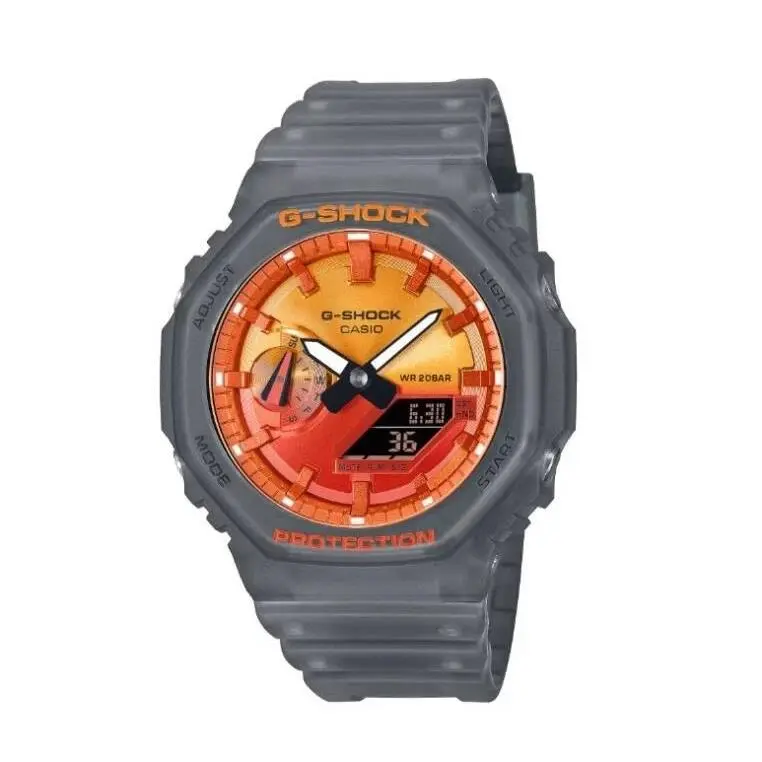 GA-2100FLS-8A4 G-shock Men Grey Analog Digital Sports Wristwatch Watch by Casio