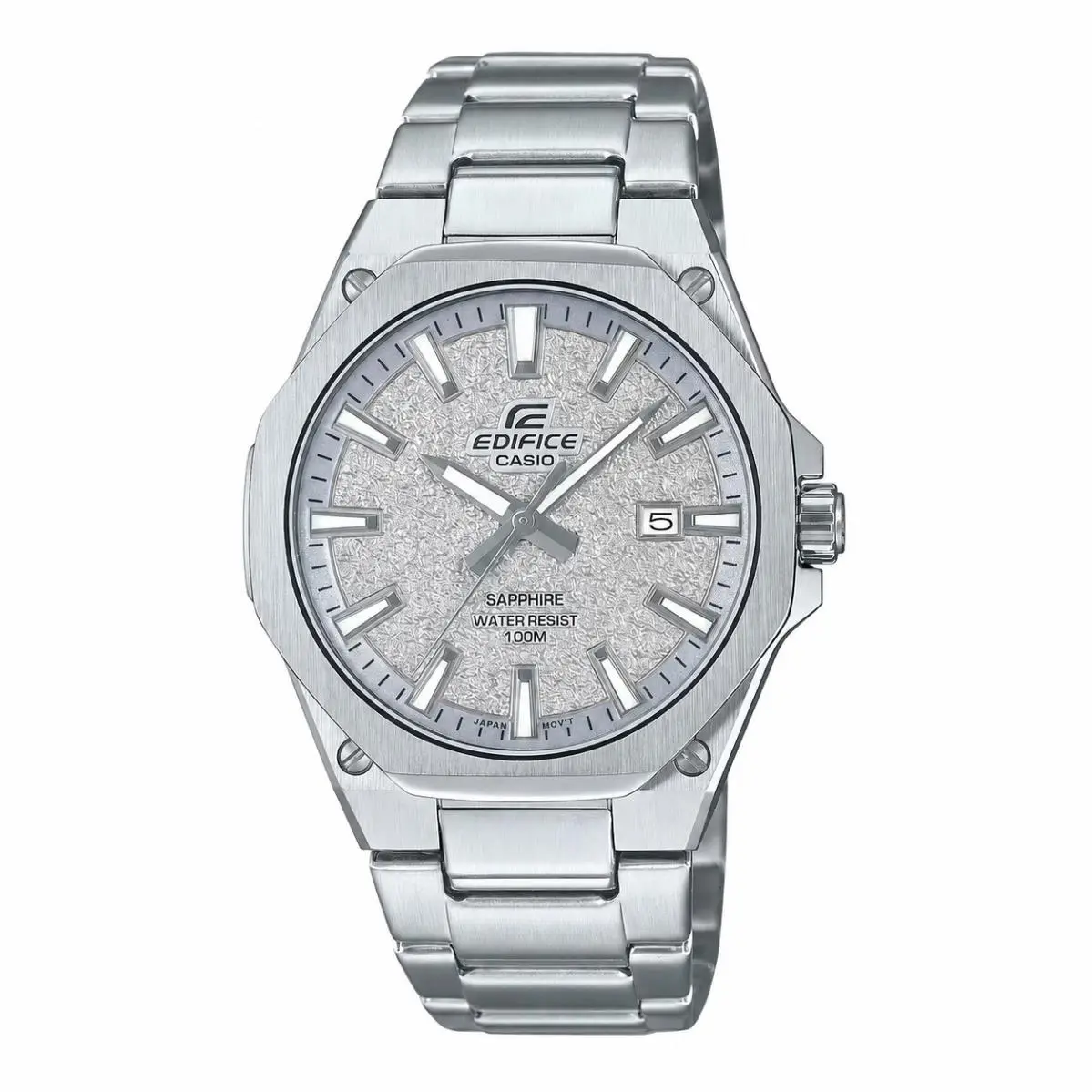 Edifice Men`s Analog Silver Stainless Steel Watch- EFR-S108D-1AVUDF by Casio