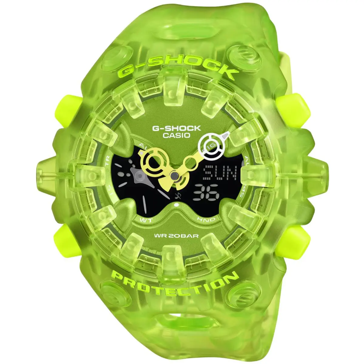 G-shock  Translucent GAV01SKE-4A Green Ana-digital Withtags by Casio