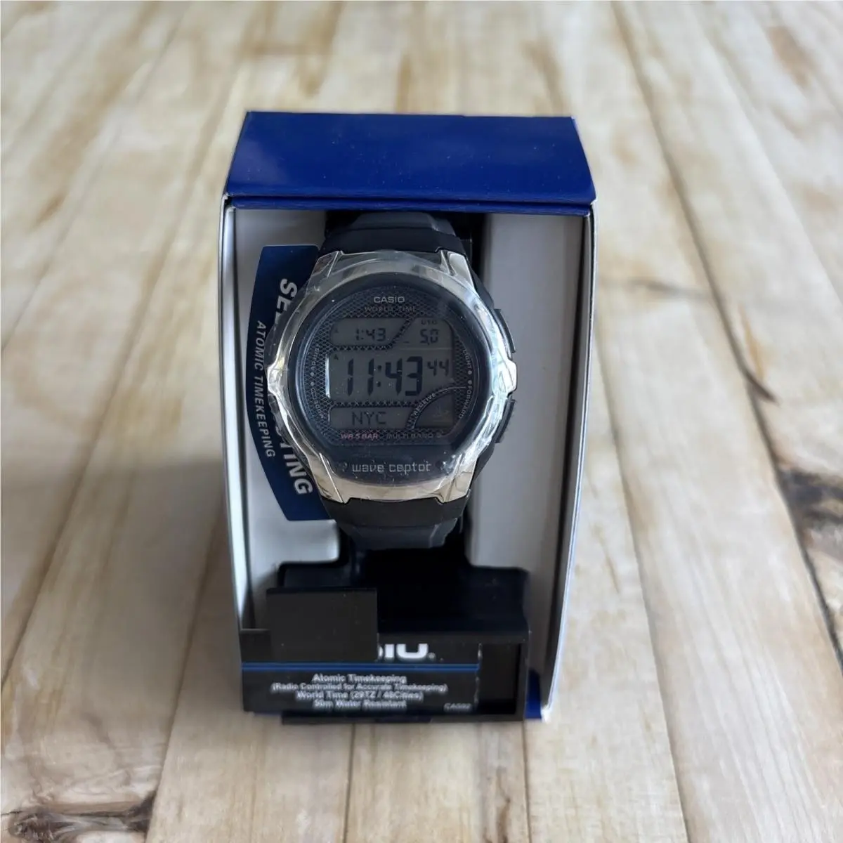 Casio Wave Ceptor WV-58R-1AJF Black Men`s Watch