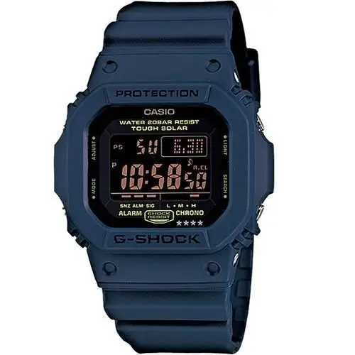 Though Solar Digital G-shock World Time Alarm Men`s Watch G-5600NV-2 by Casio
