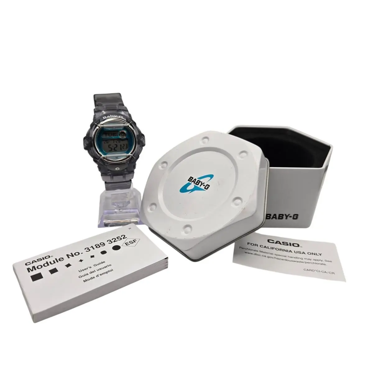 Casio Baby-g Watch Digital Sport BG-169R Water Resistant Complete Set