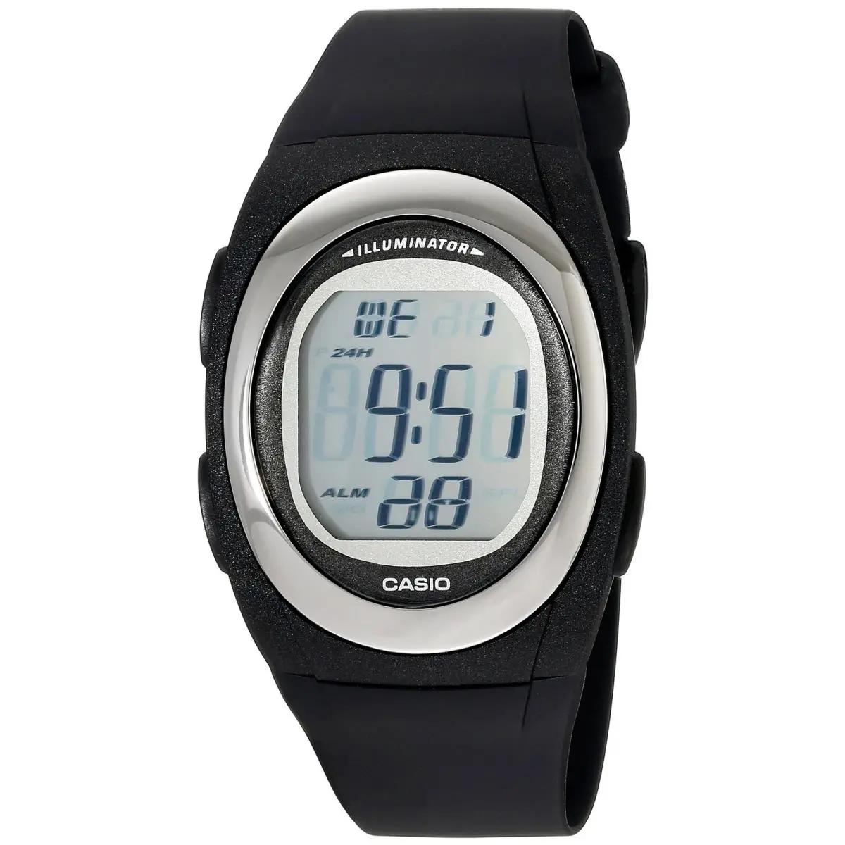 Casio Men`s FE10-1A Classic Digital Black Resin Band Watch