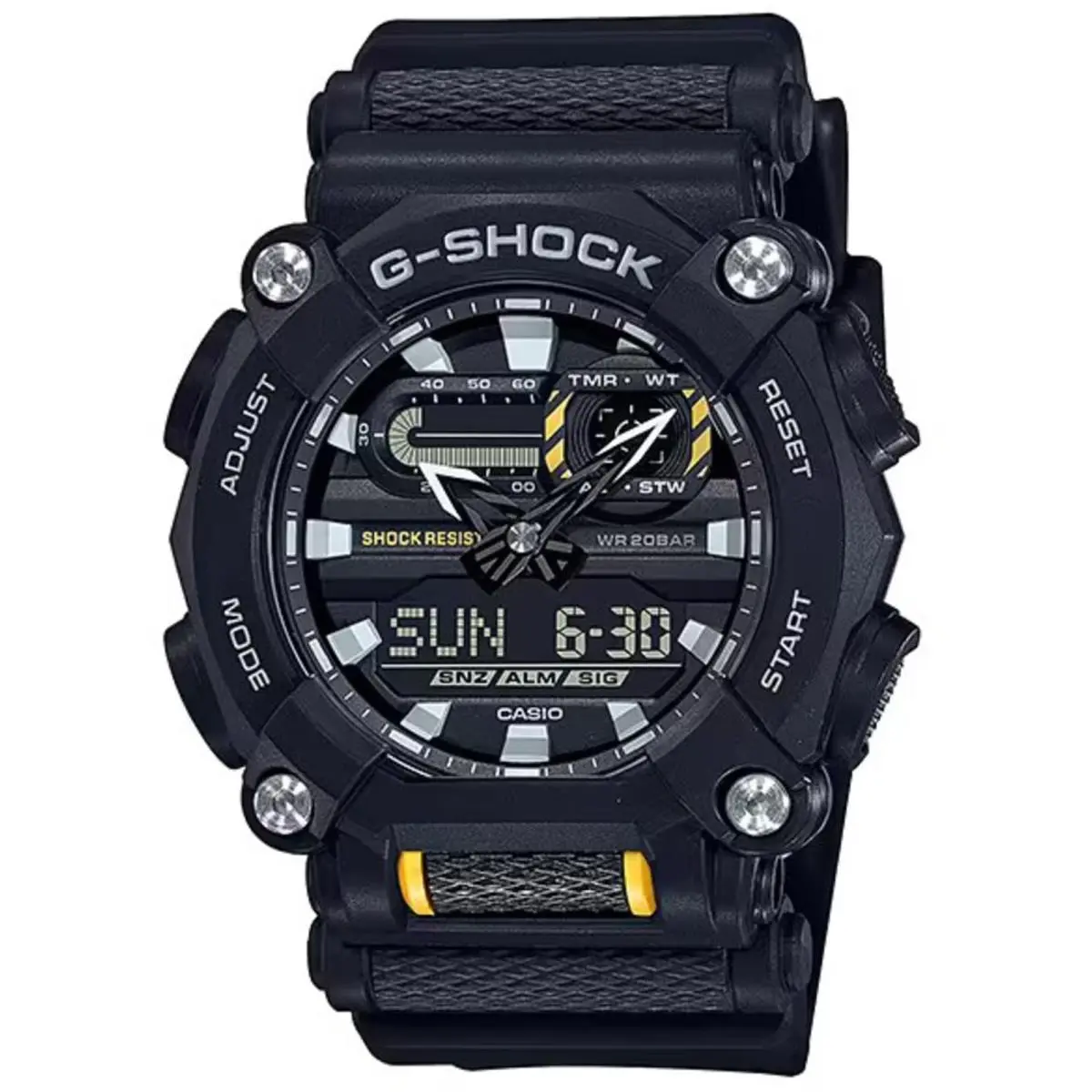 Casio Men`s G-shock Analog Digital Black Quartz Watch - GA-900-1ADR