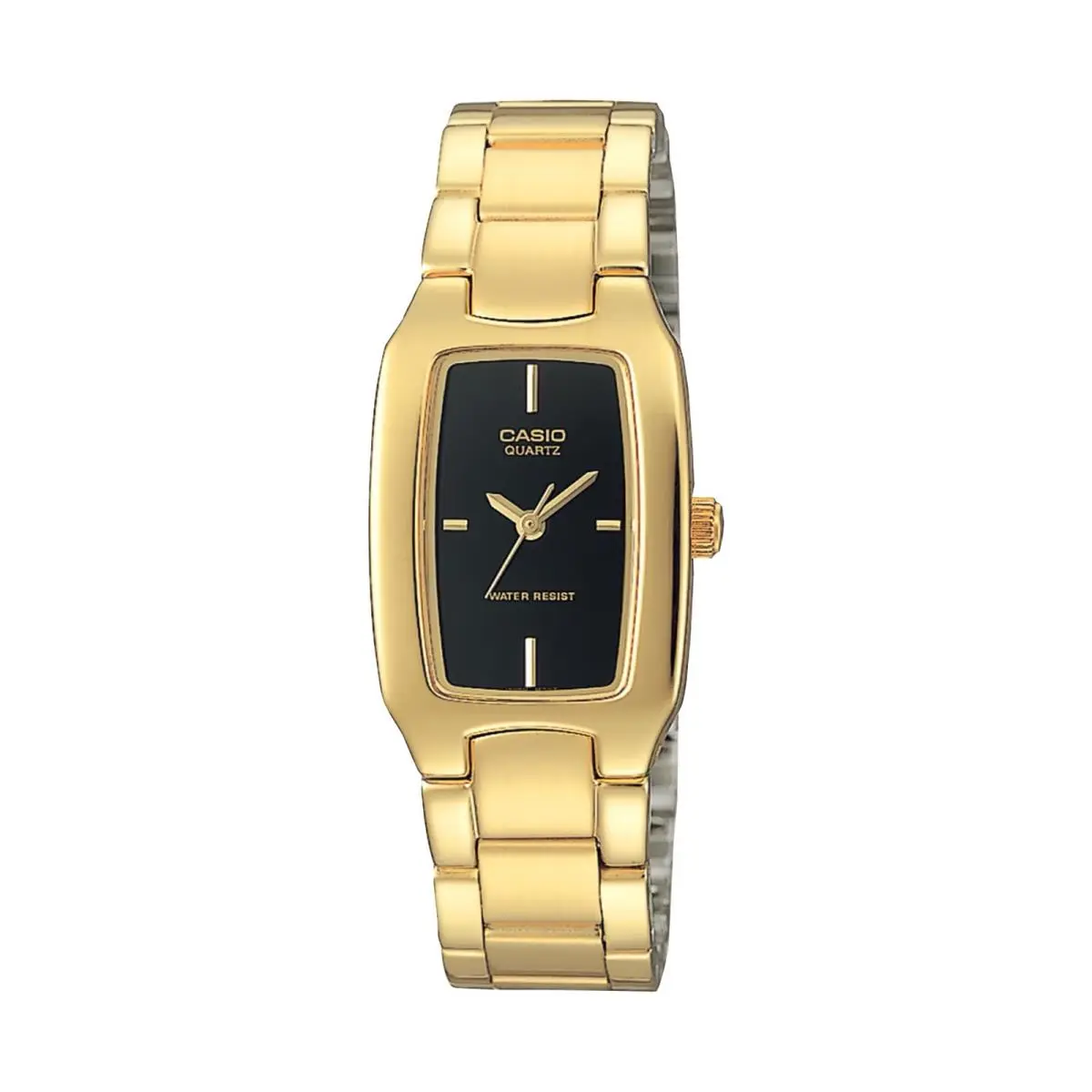 Casio Women’s Gold-tone Black Dial Stainless Steel Watch - LTP-1165N-1C-NOBX-EW