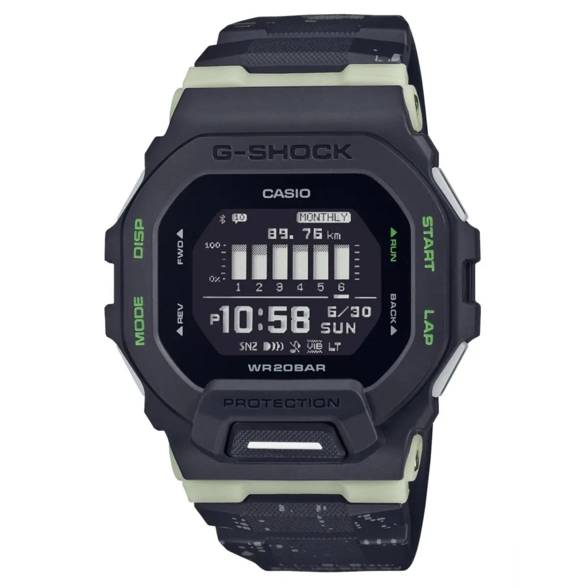 G-shock GBD-200LM-1 G-squad Training Bluetooth Mobile Link Men Watch by Casio