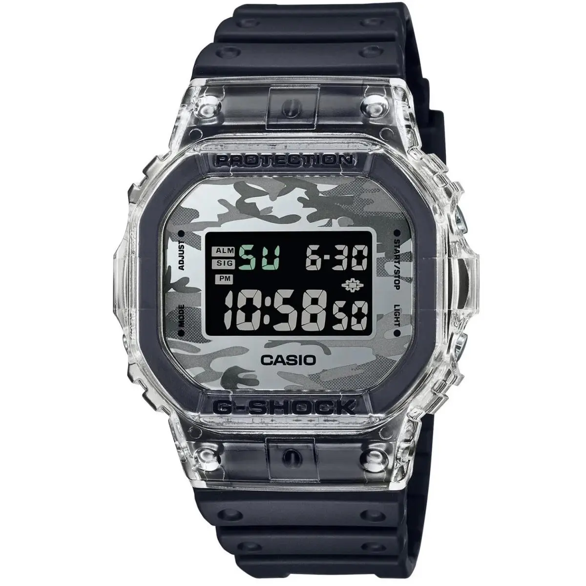 Casio G-shock Watch Camouflage Skeleton Series DW-5600SKC-1 Men`s