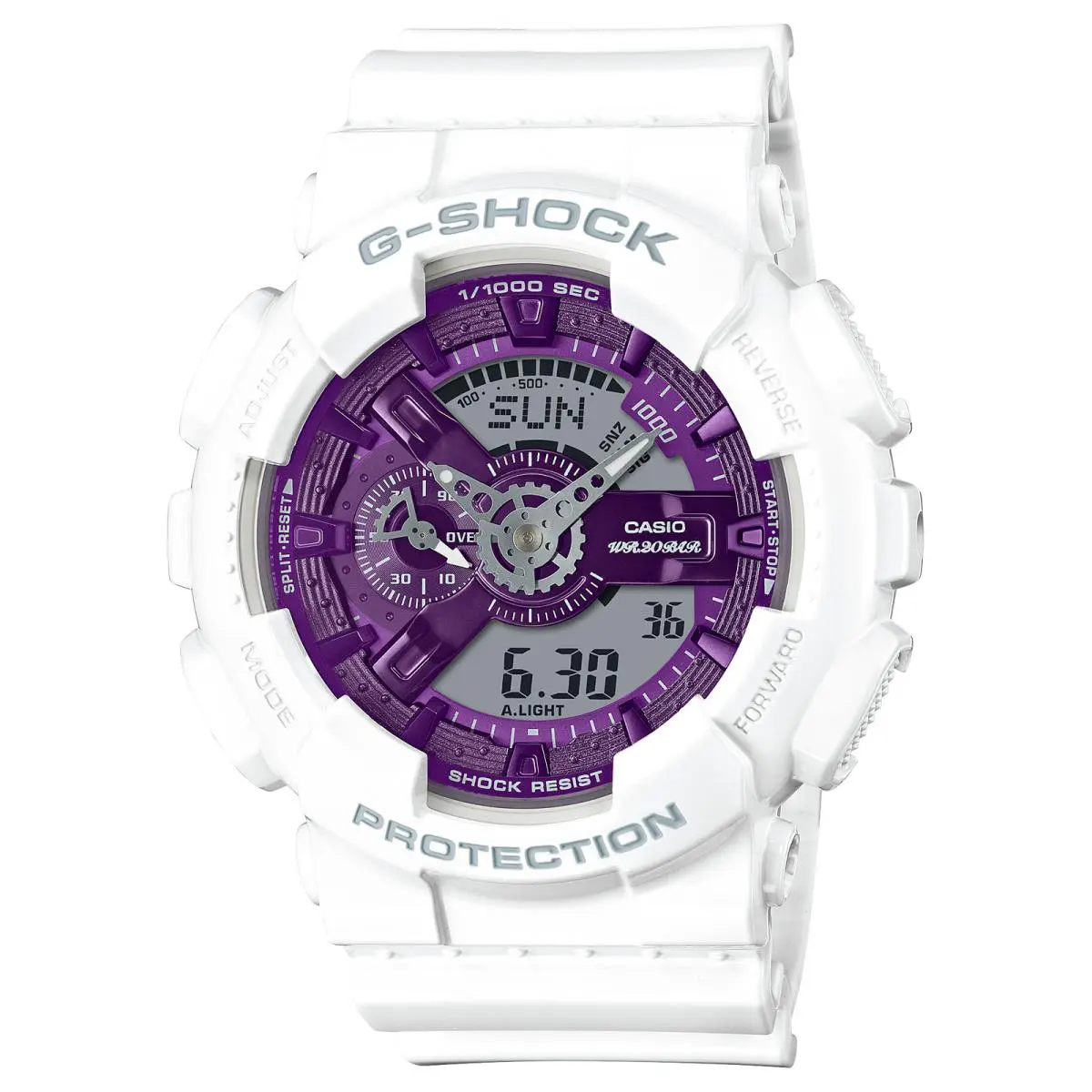 Casio G-shock GA-110WS-7A Purple Dial Seasonal Collection Men`s Watch - Purple