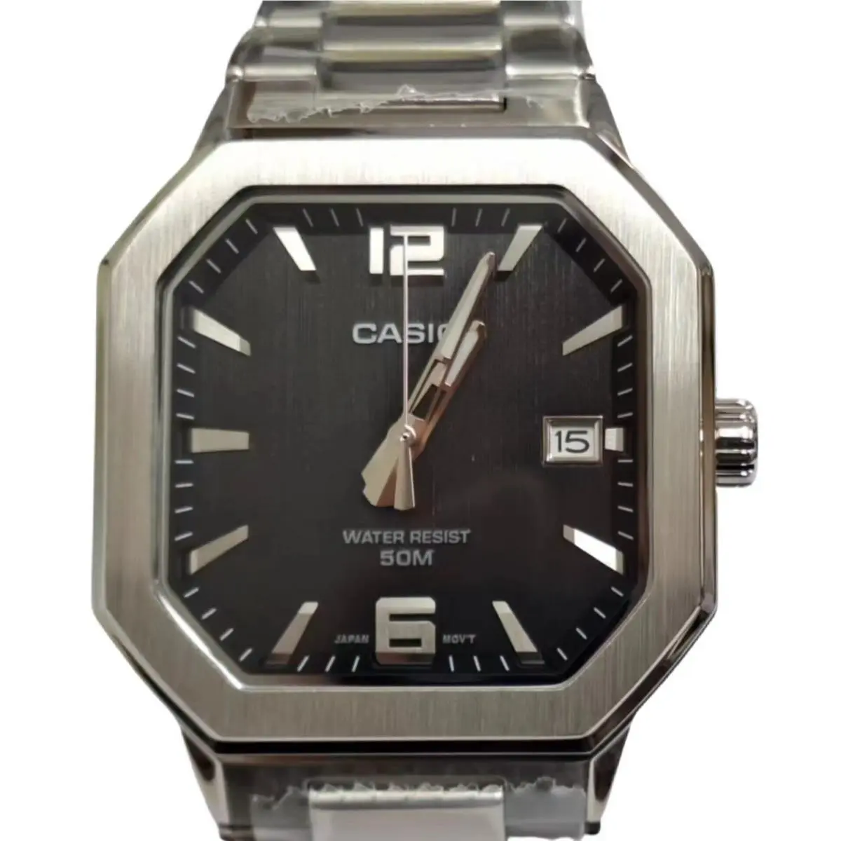 MTP‑B195 Series MTP‑B195D‑1A Black Dial Analog 38 mm Men’s Watch MTPB195D by Casio