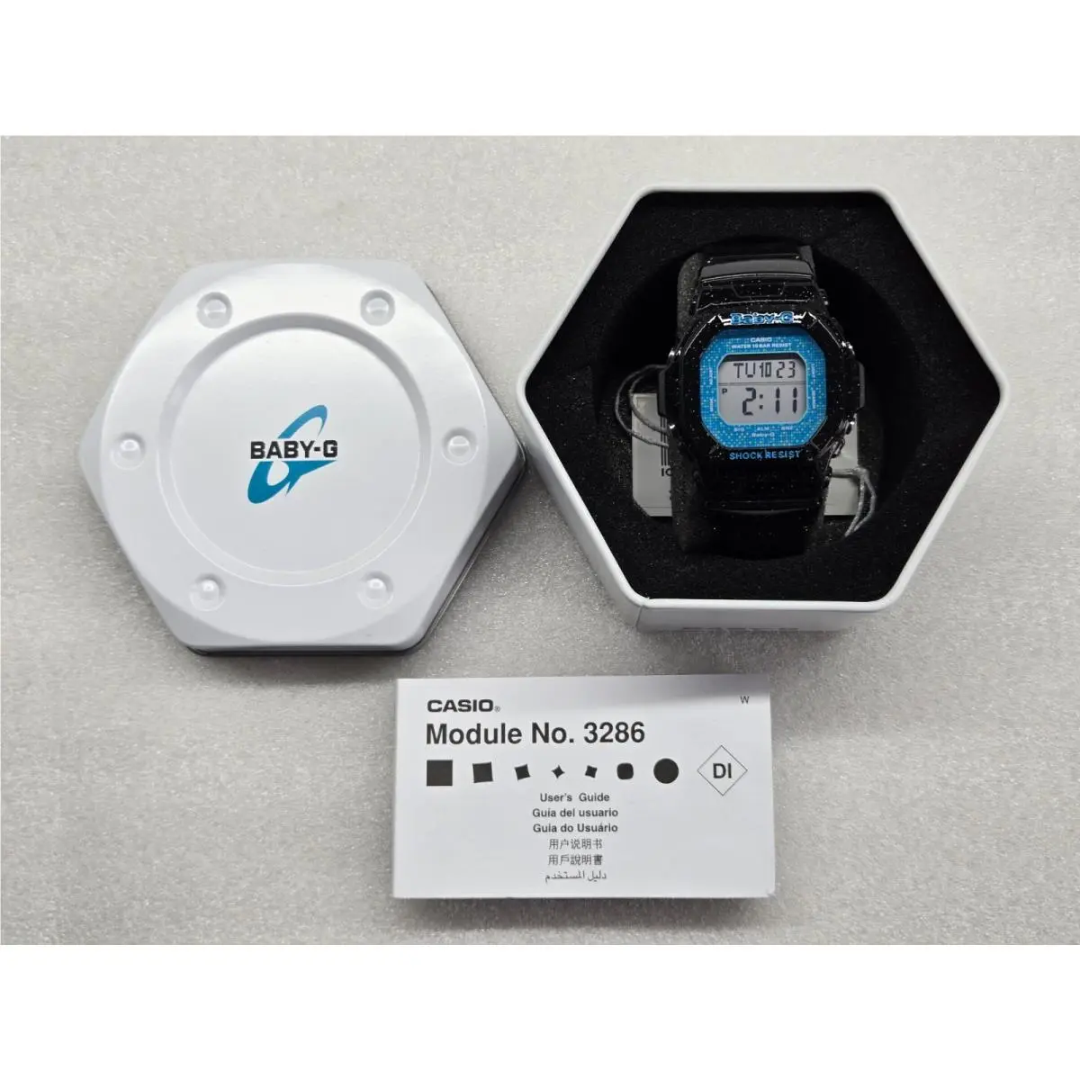 Casio Baby-g Shock Resistant World Time Light Women`s Watch BG-5600GL-1D