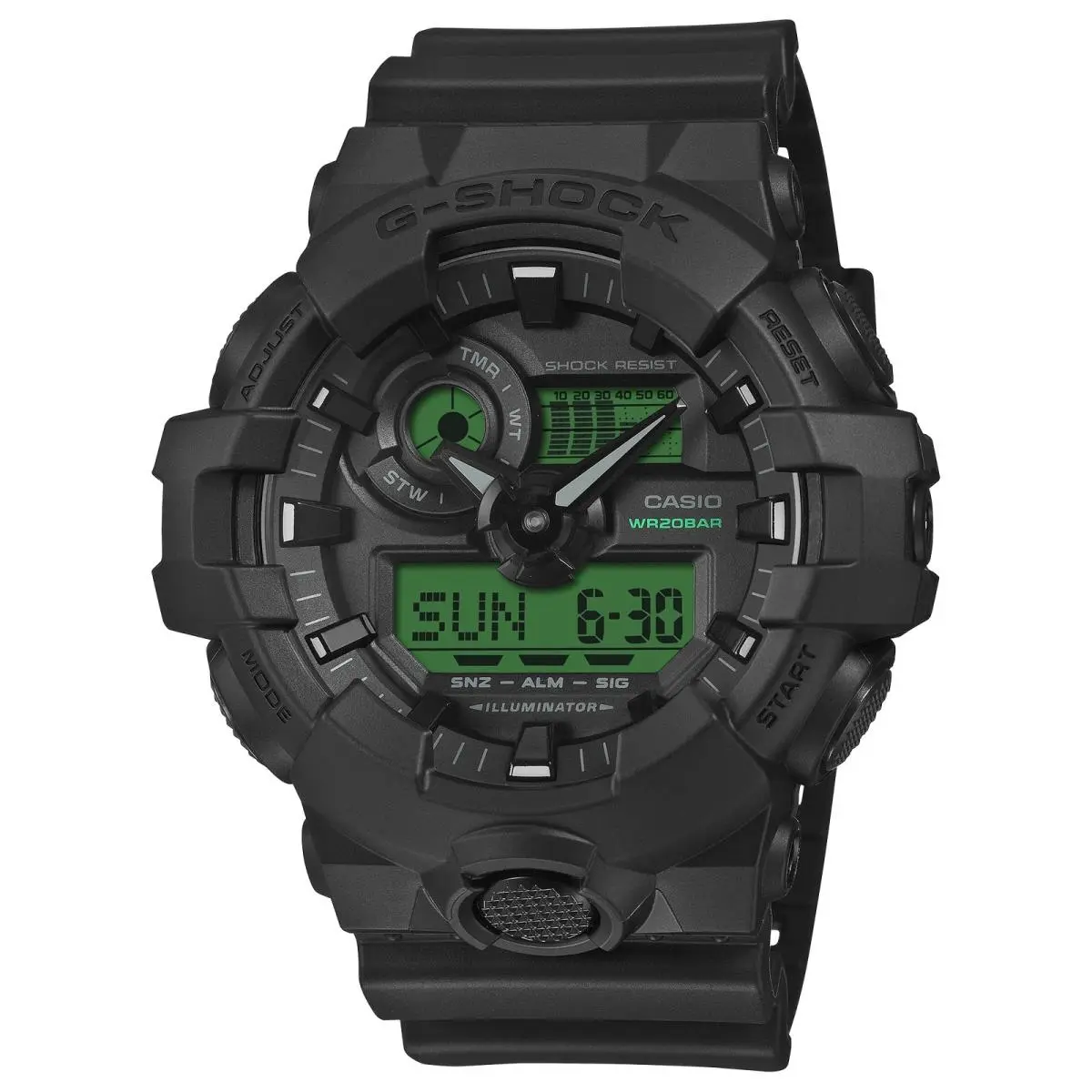 GA-700BEG-1ACR G-shock Analog-digital Watch Black by Casio
