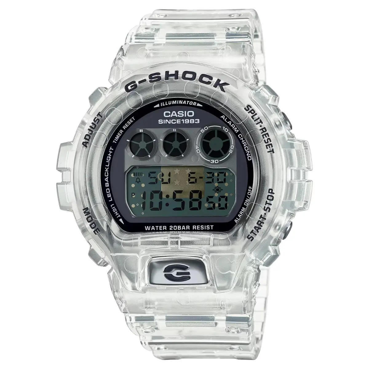 DW-6940RX-7 Men`s G-shock Watch - White Blue - Stylish Durable by Casio
