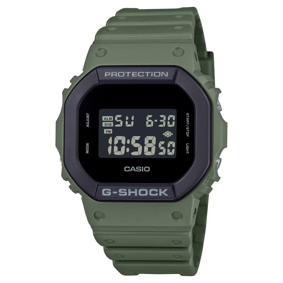 Casio Men`s G-shock Digital Green Quartz Watch - DW-5610UU-3DR