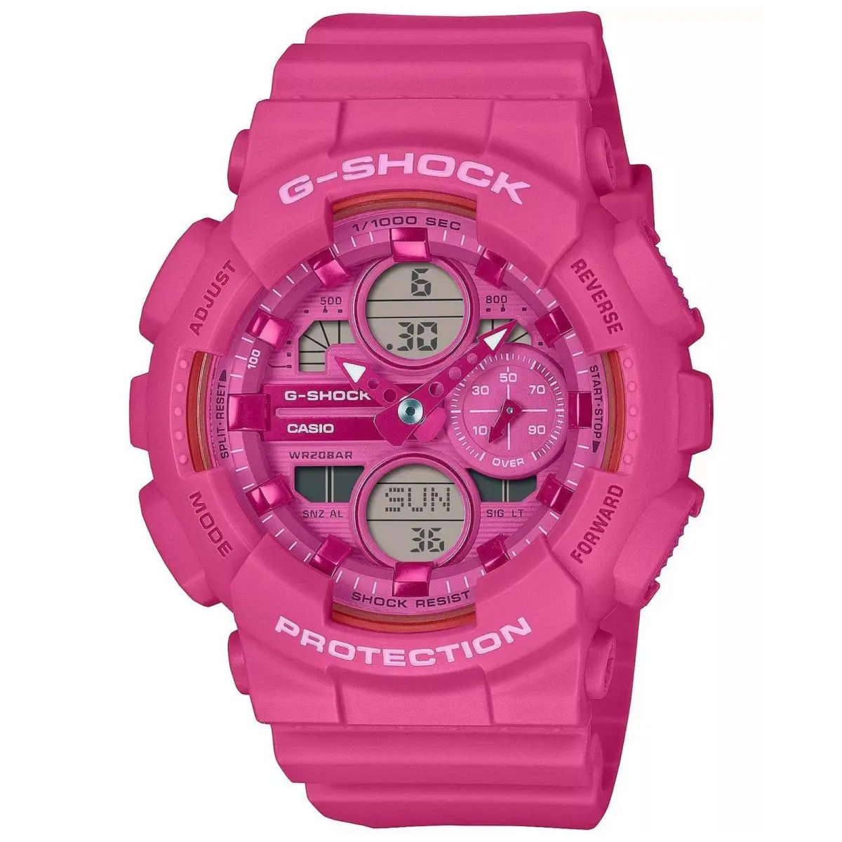 GMA-S140PP-4A-OS Women`s G-shock Analog Digital Pink Dial Quartz Watch by Casio
