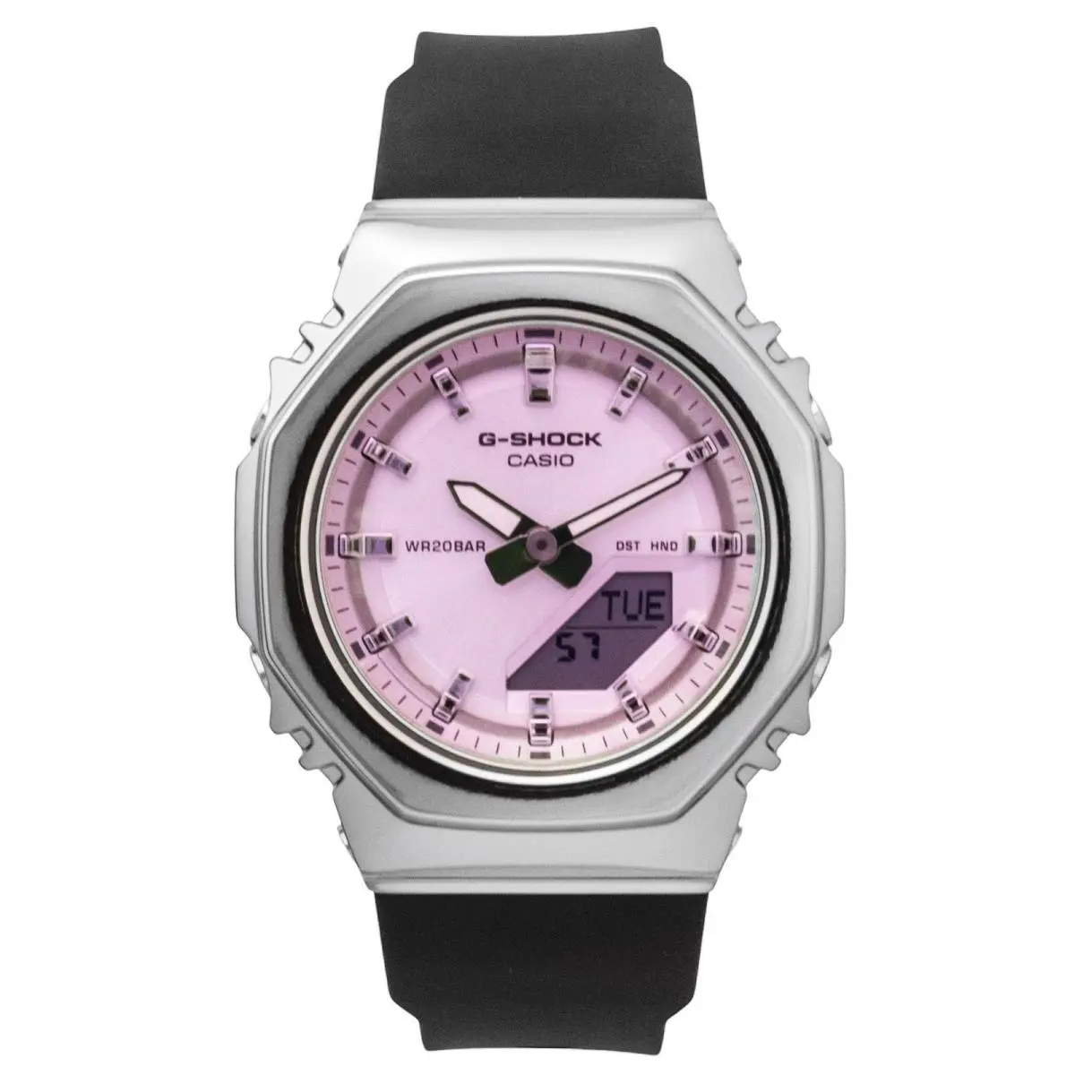 G-shock Pink Dial Quartz Sports GM-S2110SR-1A Women`s Ladies Watch by Casio