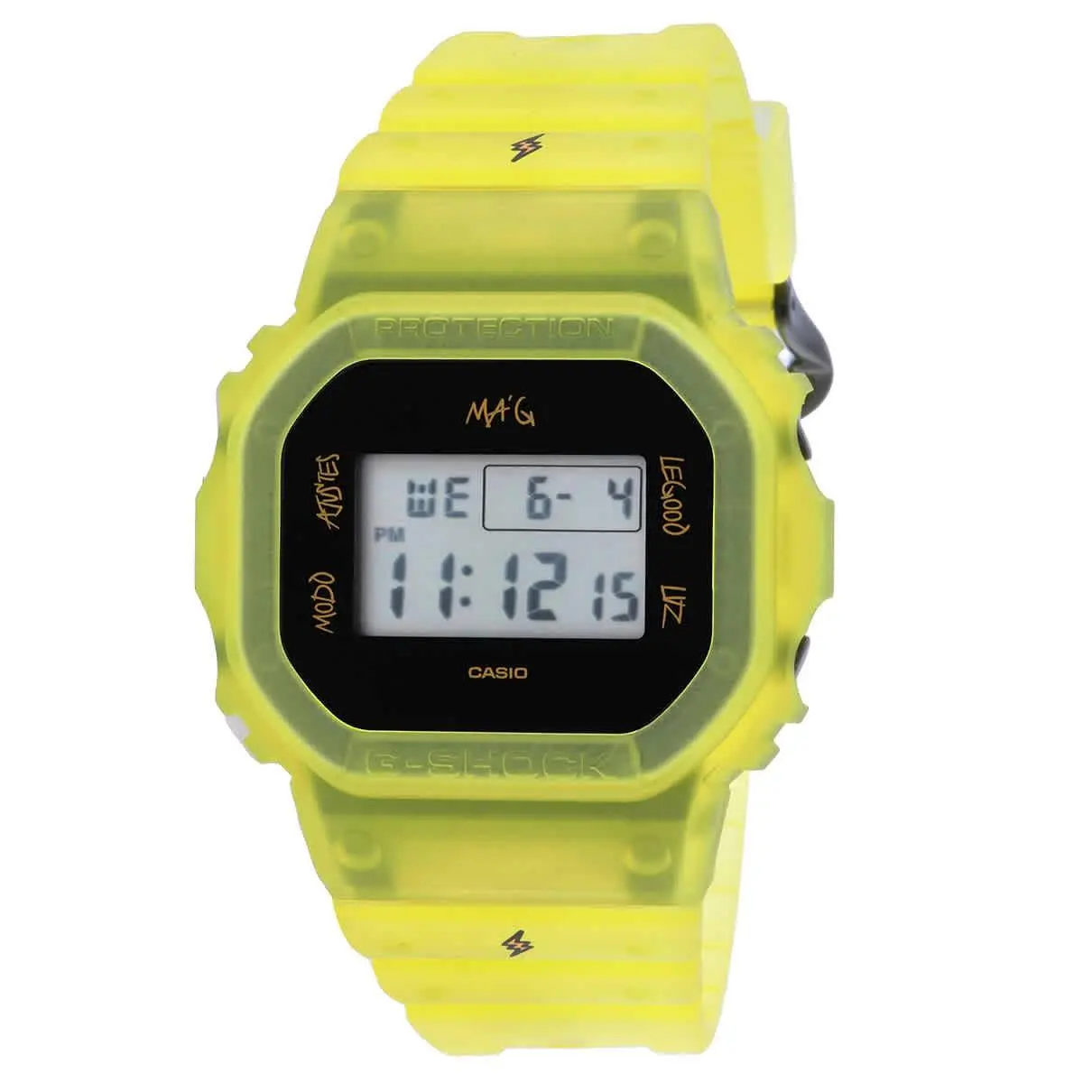 G-shock X J Balvin Alarm Quartz Digital Watch DWE-5600JB-1A9DR by Casio