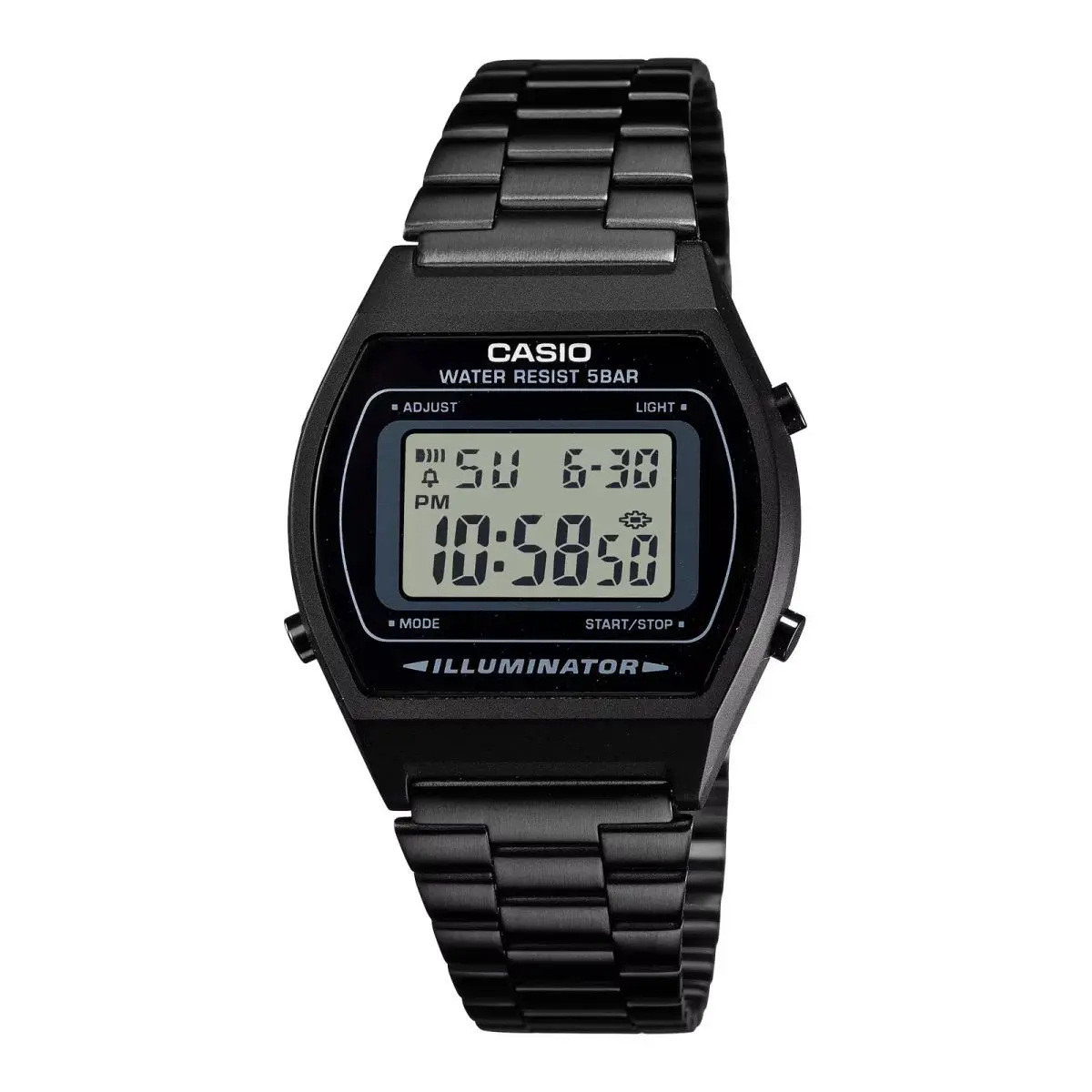 B640WB-1A Vintage Series Black Digital Quartz Watch LM by Casio