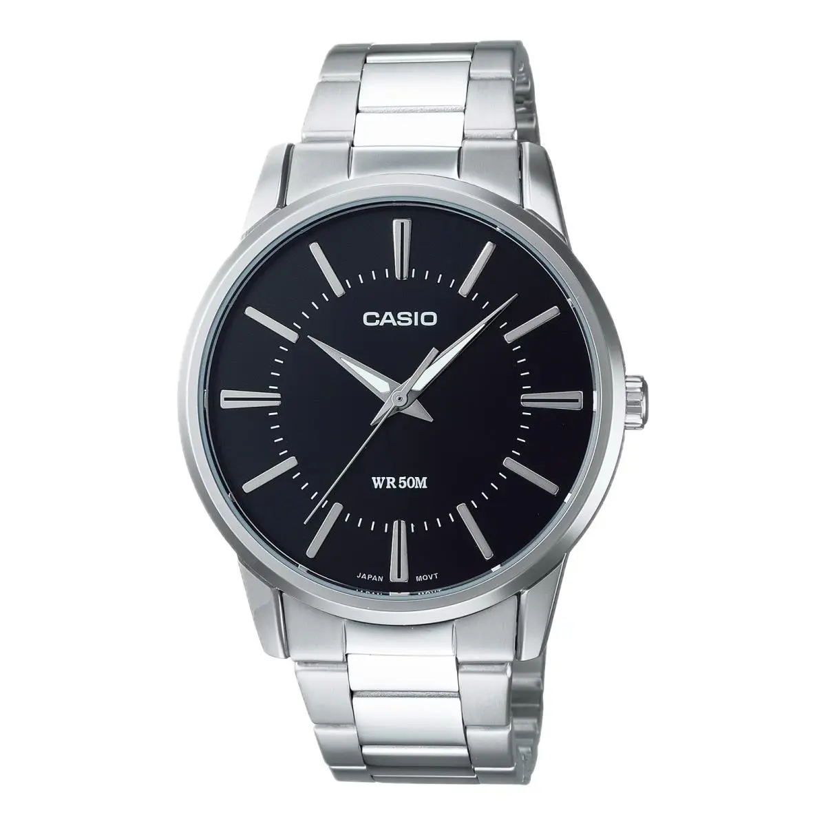 Casio Women’s Black Dial Stainless Steel Bracelet Watch - Casio LTP‑1303D‑1AVDF
