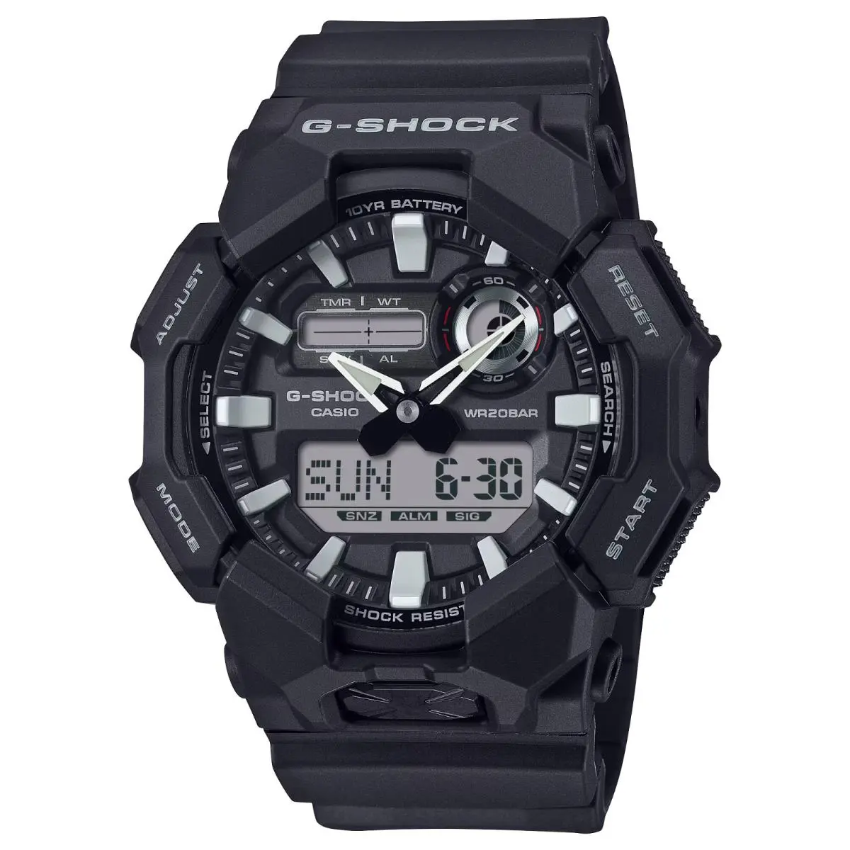 Casio Men`s G-shock Analog Digital Black Quartz Watch - GA-010-1ADR