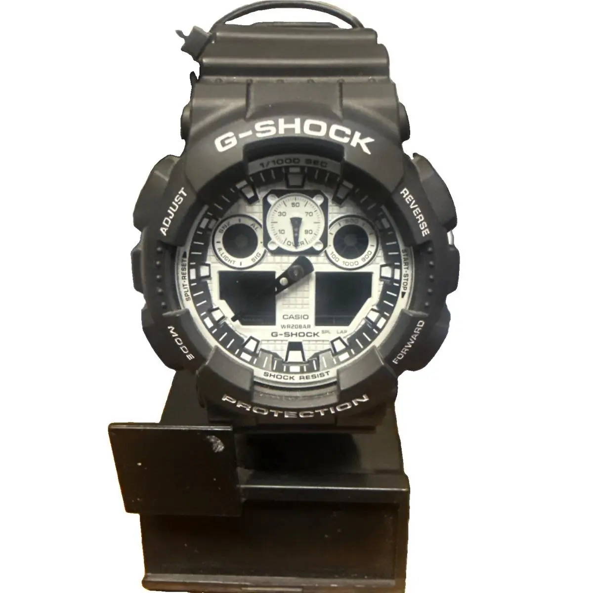 NA G-shock GA-100BW Digital Watch Men Still Lock Band W/papers by Casio