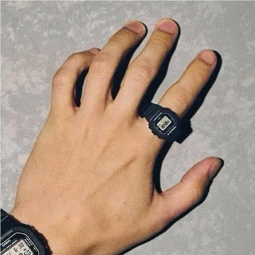 Casio G-shock Nano DWN-5600-1JR Ring Watch Black 5600 Series Unisex Japan