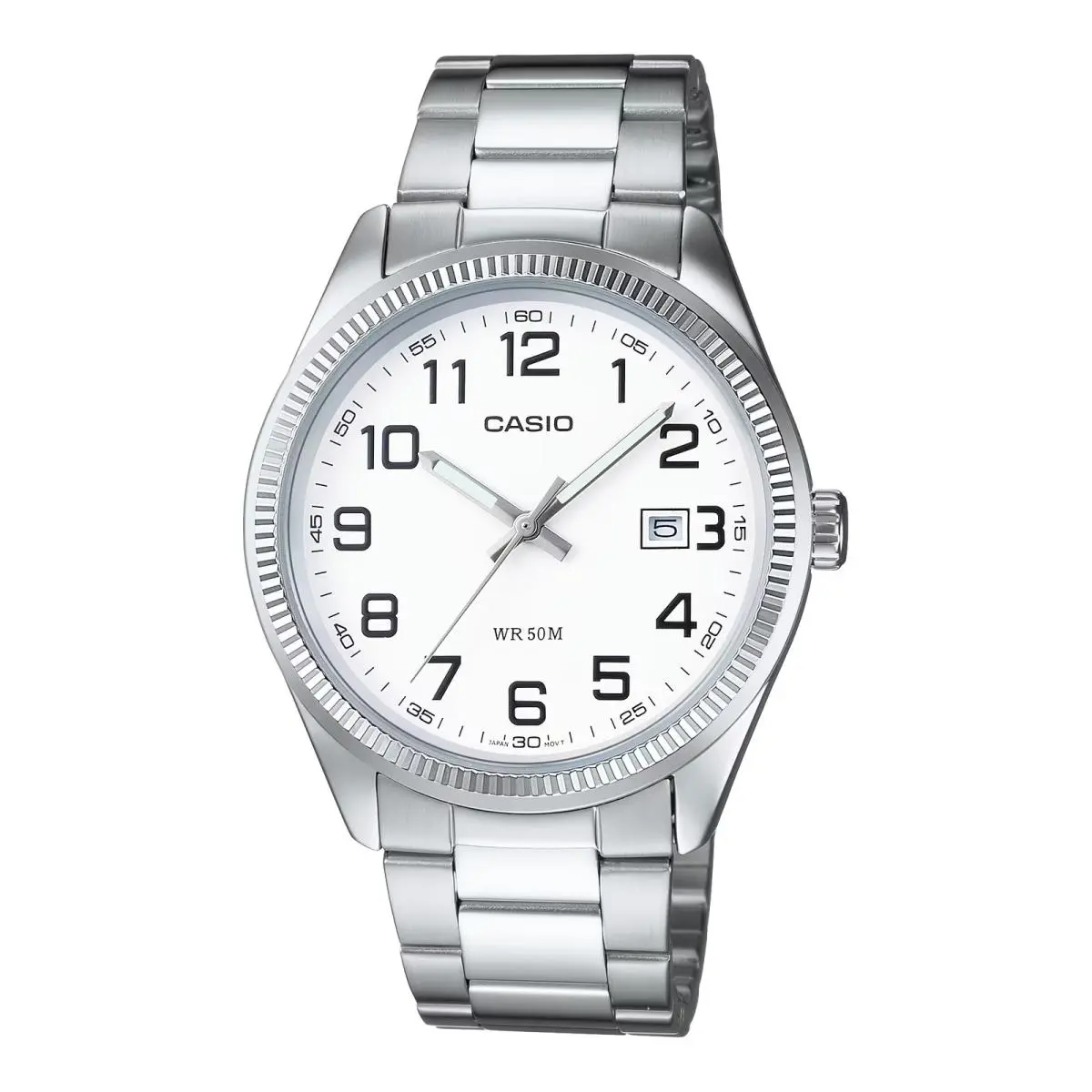 Casio MTP-1302D-7BV White 38.5MM Quartz Analog Watch