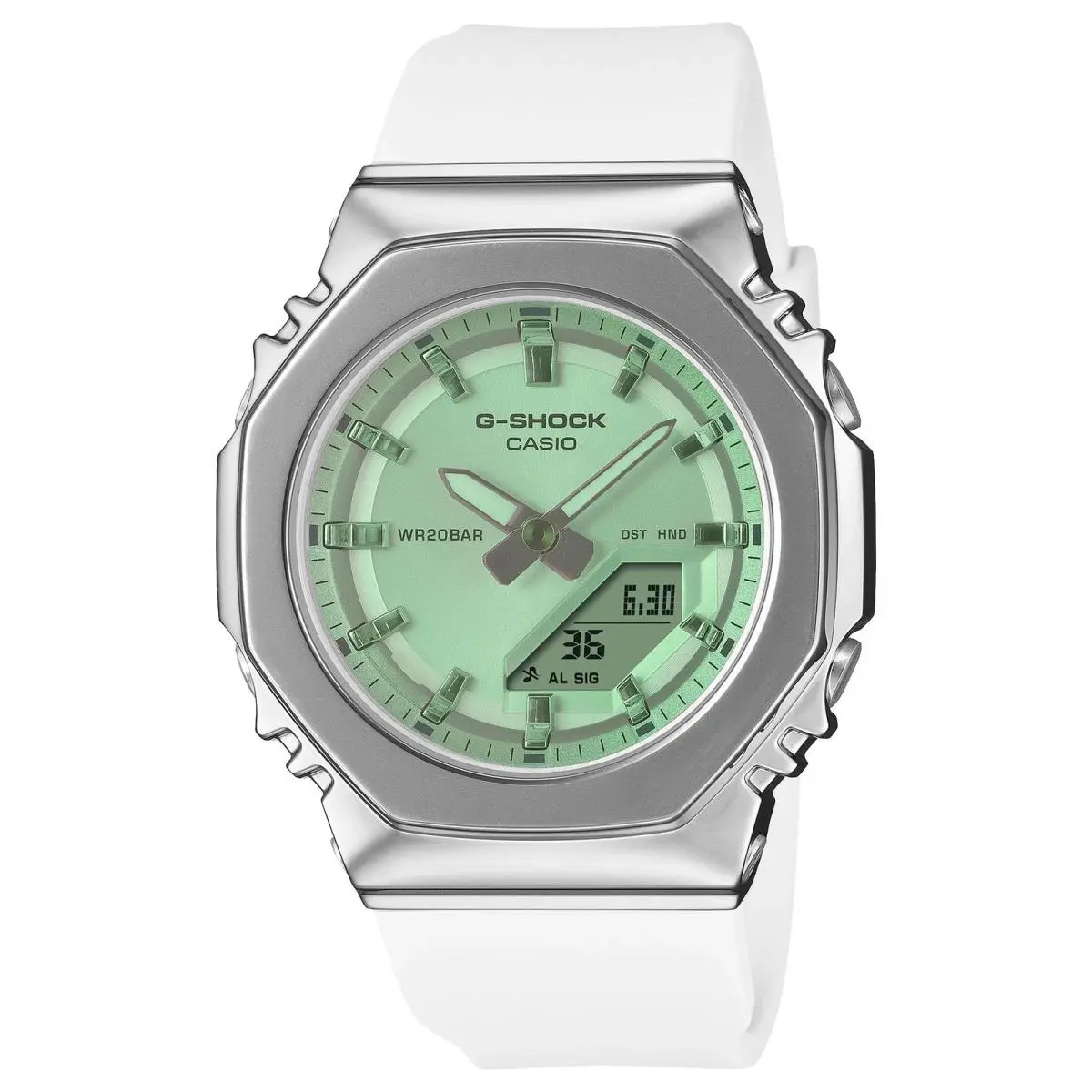 G-shock For Ladies` Bio-based White Resin Band Watch GMS2110SR-7A by Casio