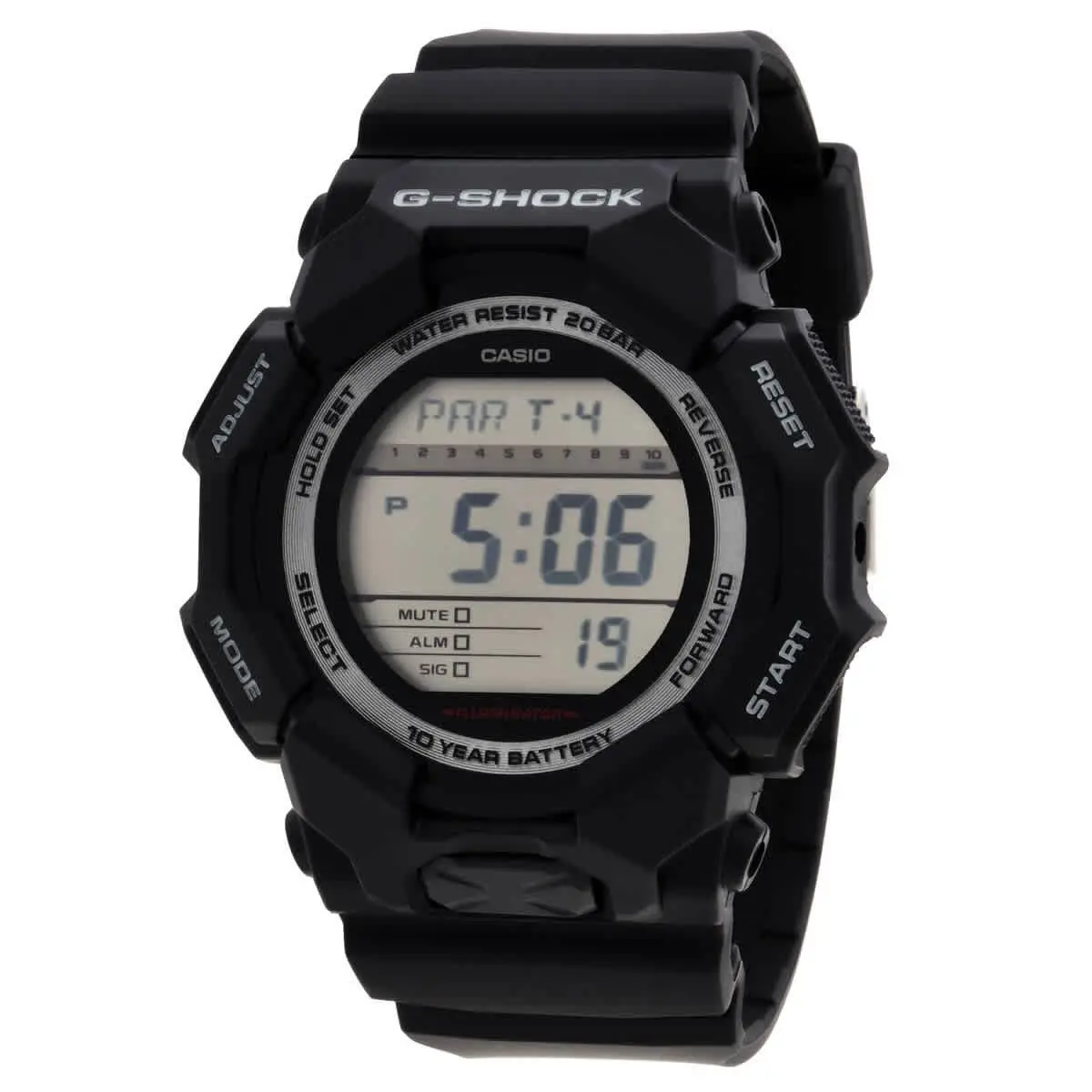 G-shock Alarm World Time Quartz Digital Men`s Watch GD-010-1DR by Casio
