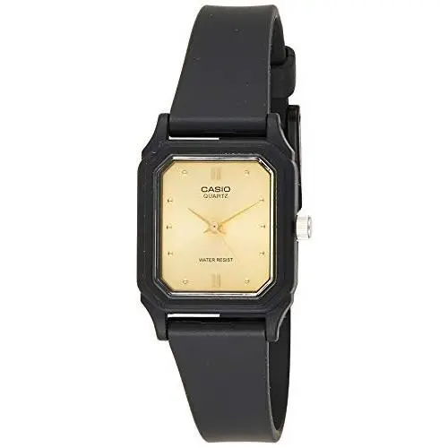 Casio Classic Ladies Gold Dial Analog Square Watch LQ142E-9A