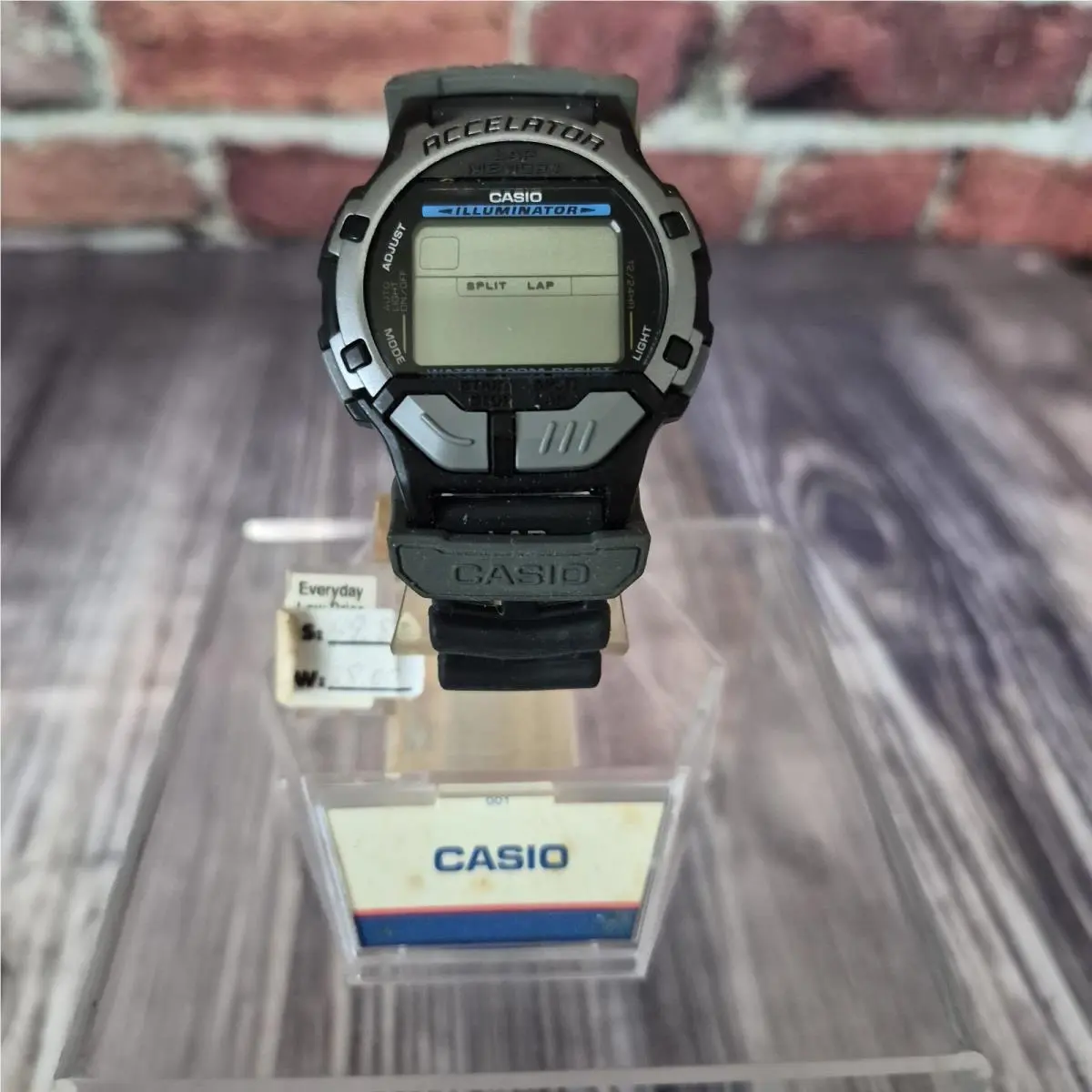 Vintage Casio Accelator ACL-100 Men’s Digital Sports Watch Nos Needs Battery