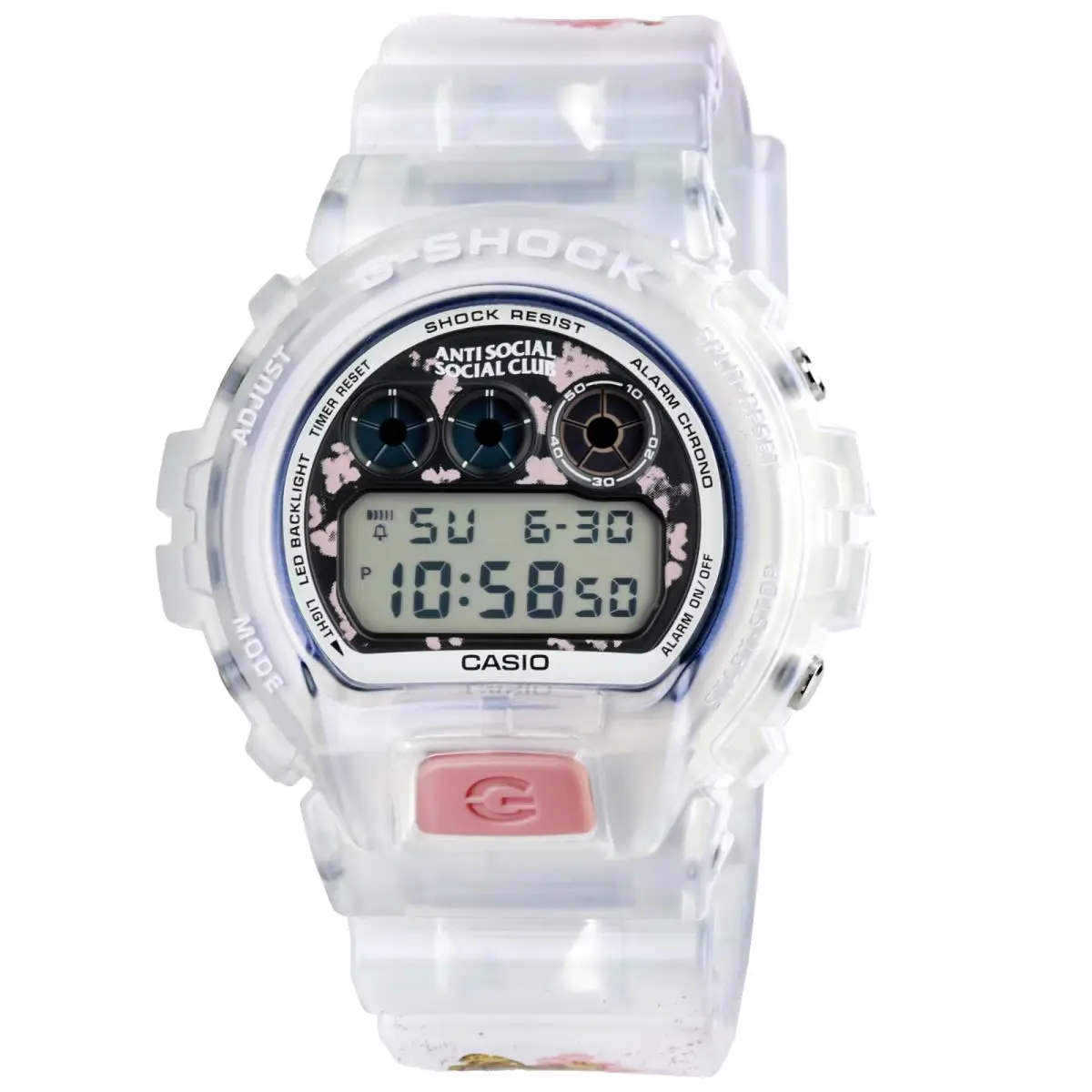 G-shock x Anti Social Social Club Watch Assc White - DW6900ASSC25-7 by Casio