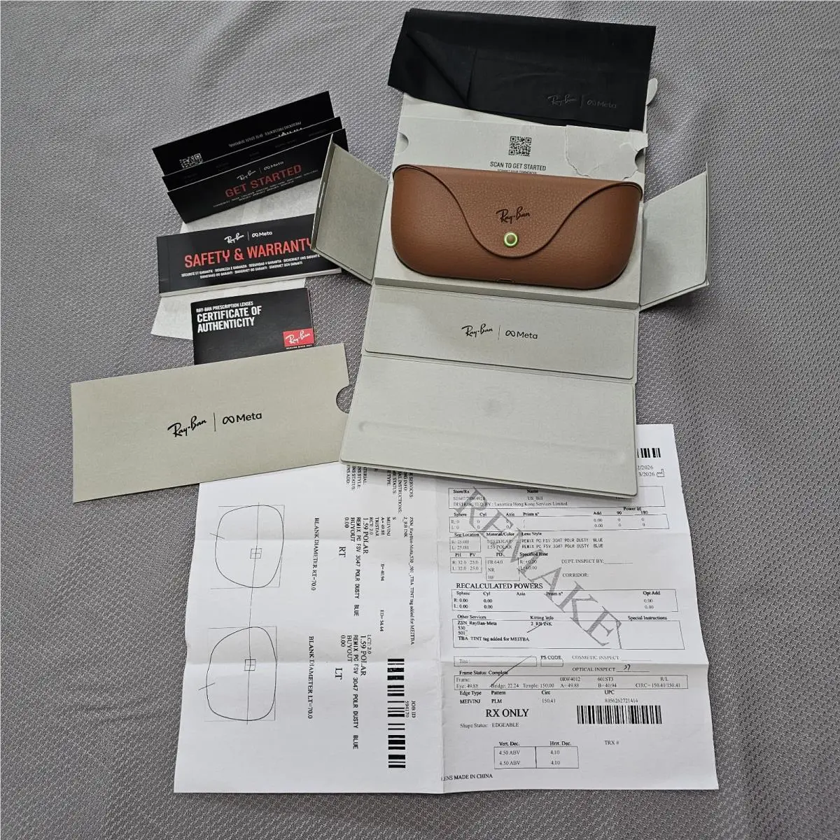 Ray-ban Meta Wayfarer Gen 2 RW4012 Matte Black Clear Smart Glasses Read⬇