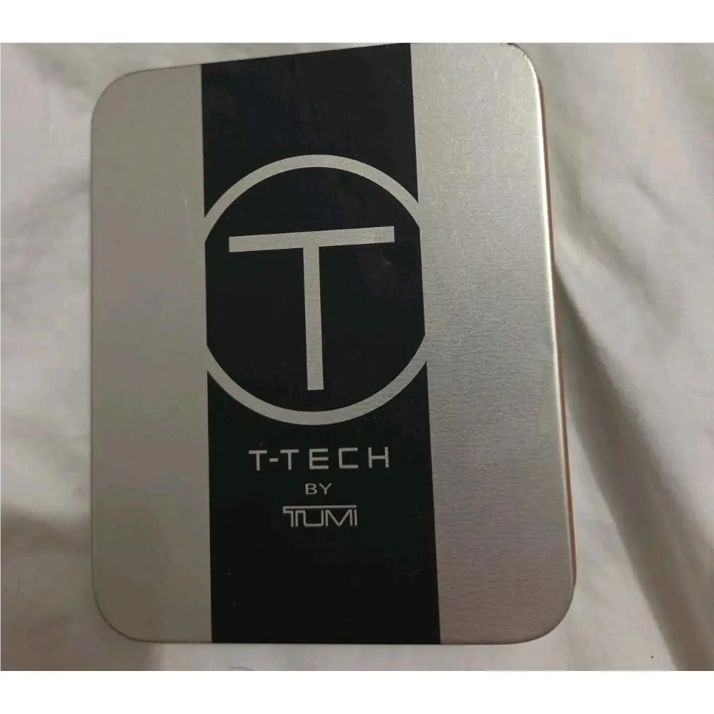 T-tech Tumi Wallet Leather Canvas Bifold with T