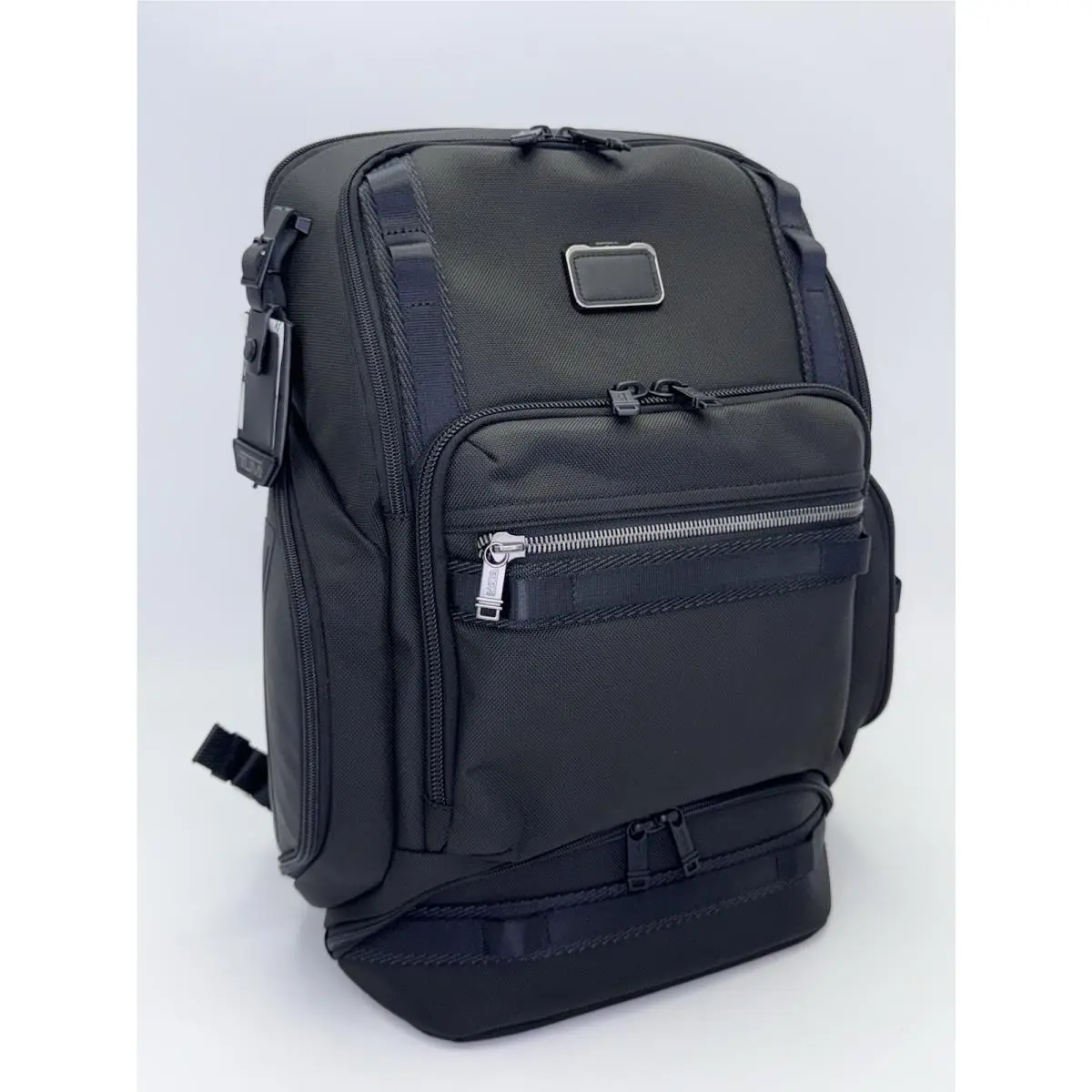 Tumi Alpha Bravo Renegade Backpack Ballistic Nylon Black Travel Bag