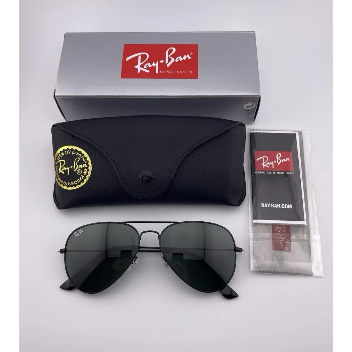 Ray-ban Aviator Pilot RB3025 All Black / Large 58mm Sunglasses