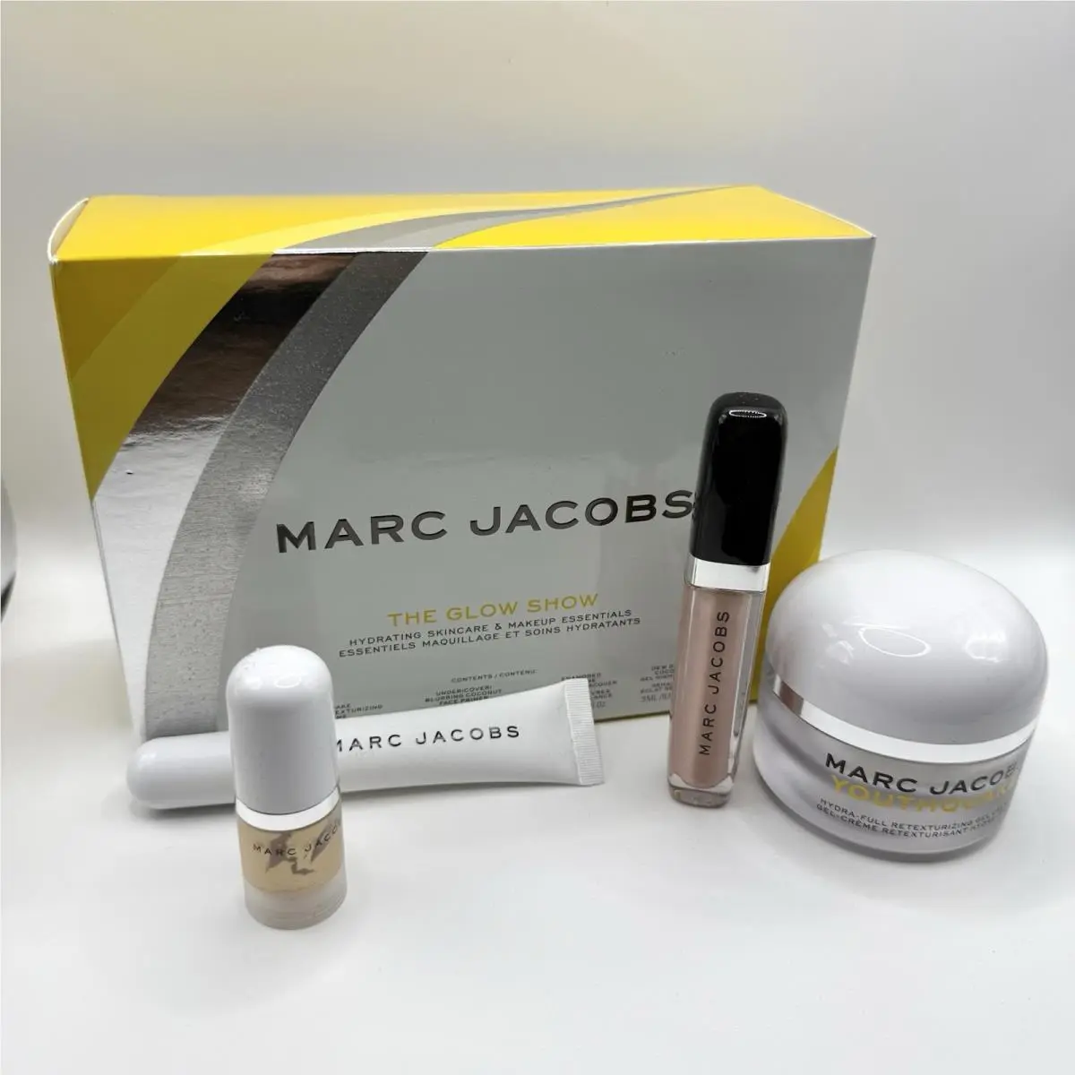 Marc Jacobs Glow Show Set w/ Youthquake Hydra Full Retexturizing Gel Creme