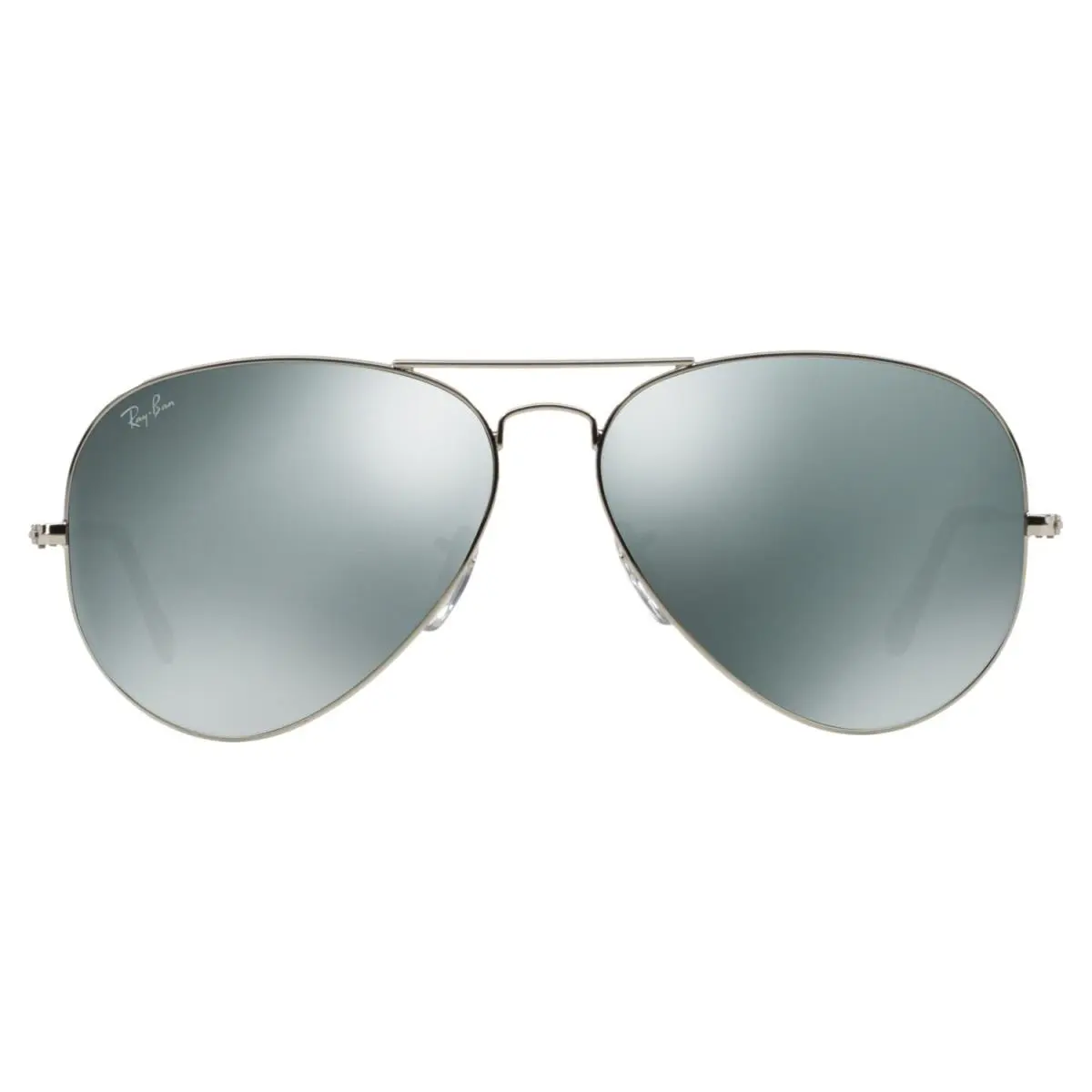 Ray-ban RB3025 003/40 Polished Silver Aviator Mirror Grey Sunglasses 62-14