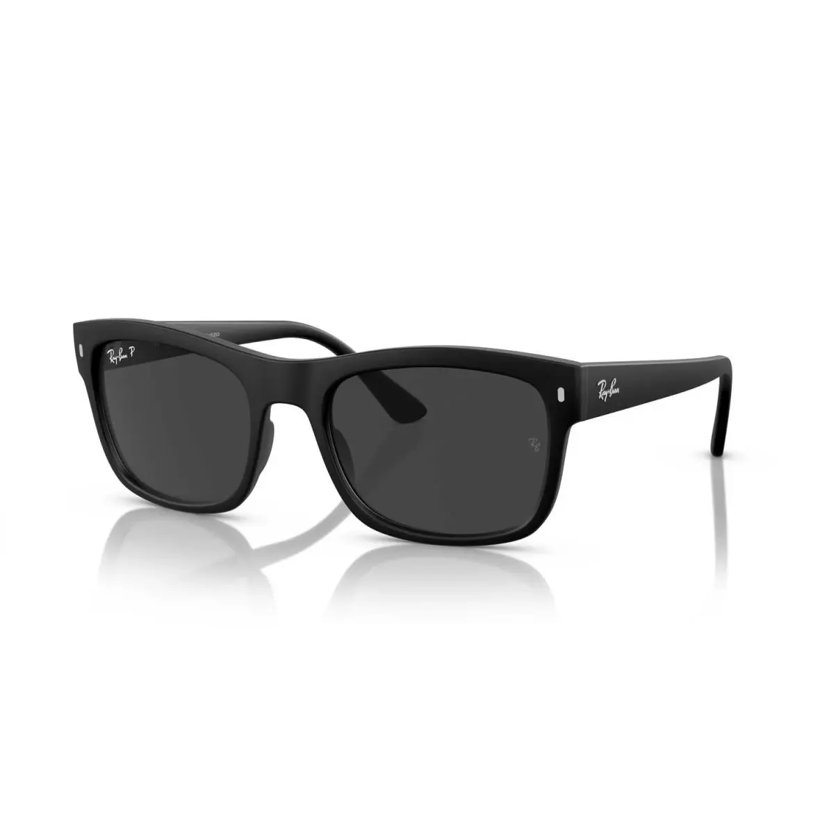 Ray-ban RB4428 Polarized Sunglasses - Matte Black Frame Black Lens