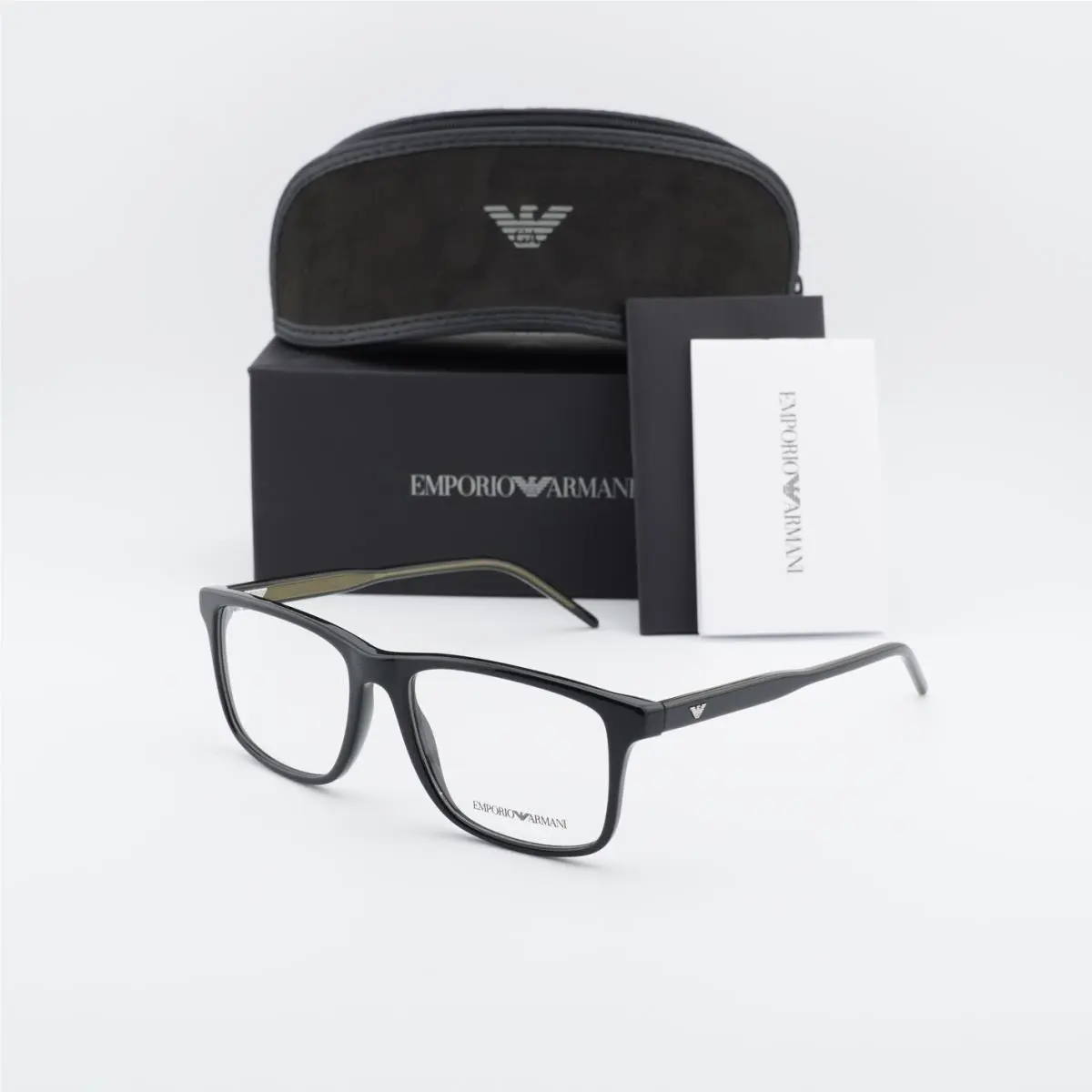 Emporio Armani EA3257 5017 Shiny Black 55mm Eyeglasses