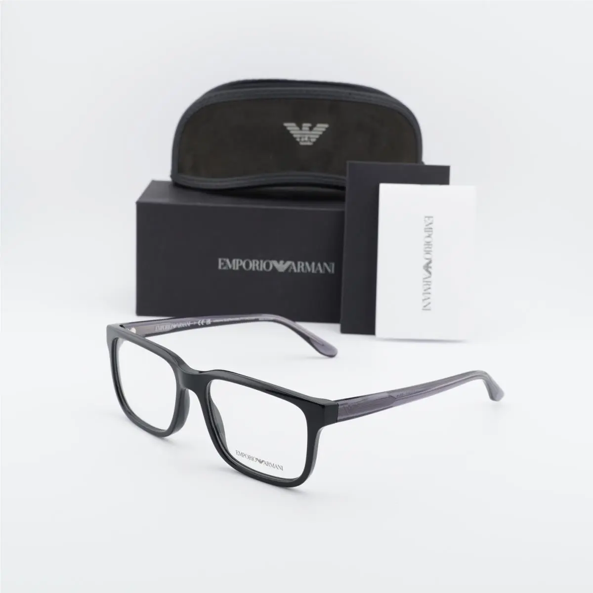 EA3218 5017 Black 55mm Eyeglasses by Emporio Armani