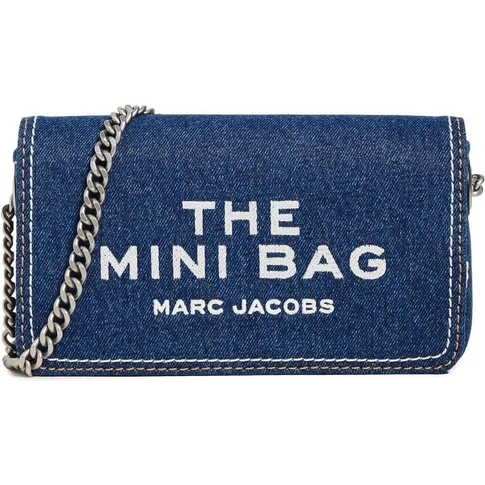 Marc Jacobs Marc Jacobs The Denim Chain Mini Bag - Dark Wash