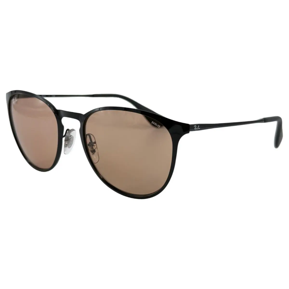 Ray Ban RB3539 Womens Metal Sunglass 002/Q4 Polished Black 54-19 Evolve Photochr