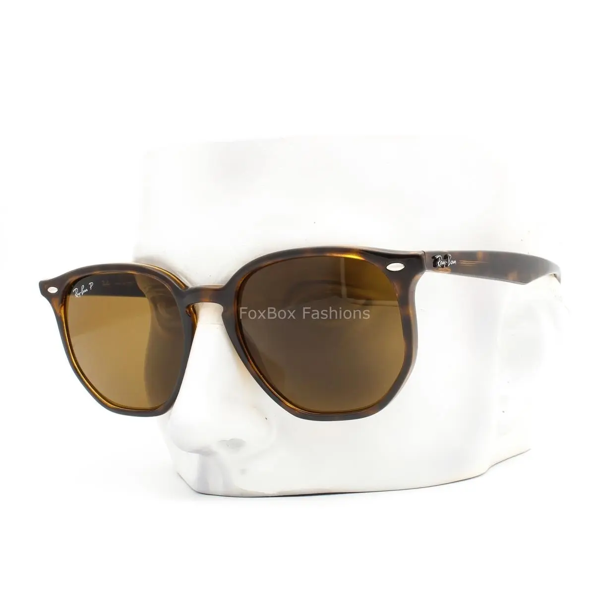 Ray-ban Sunglasses RB 4306 710/83 Polished Brown Havana Polarized with Case