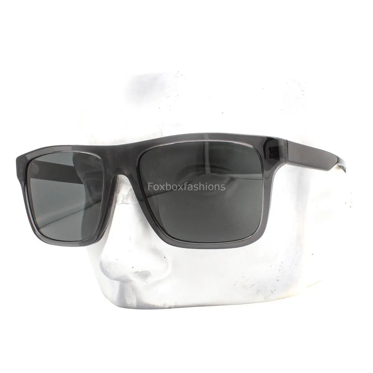 Emporio Armani EA 4232 6106/87 Sunglasses Polished Transparent Gray with Case