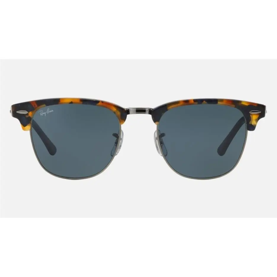 Ray-ban RB3016 1158/R5 Polished Blue Havana Clubmaster Fleck Sunglasses 51-21