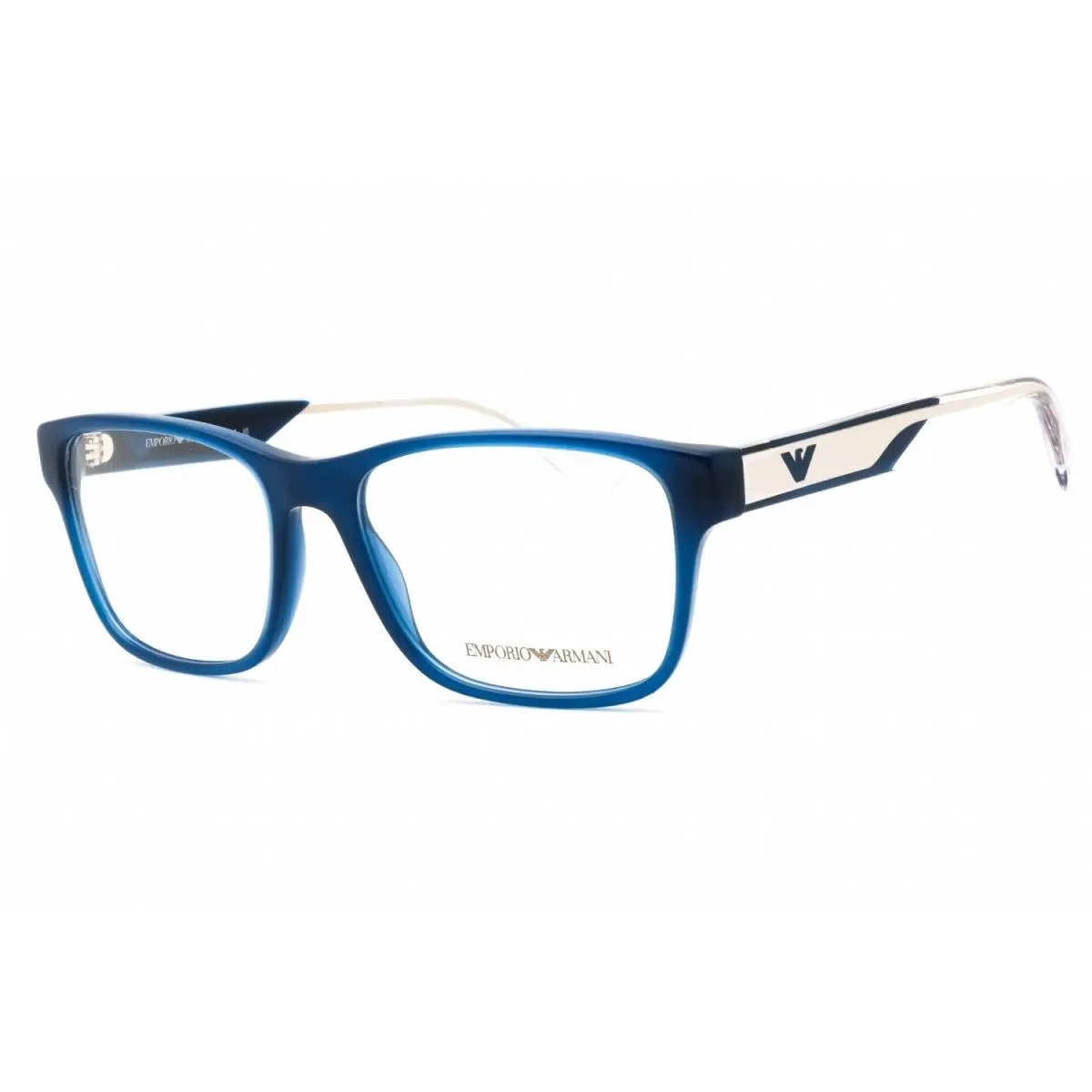 EA3239-6092-55 Eyeglasses Frame Size 55mm 17mm 145mm Blue Men 80 by Emporio Armani
