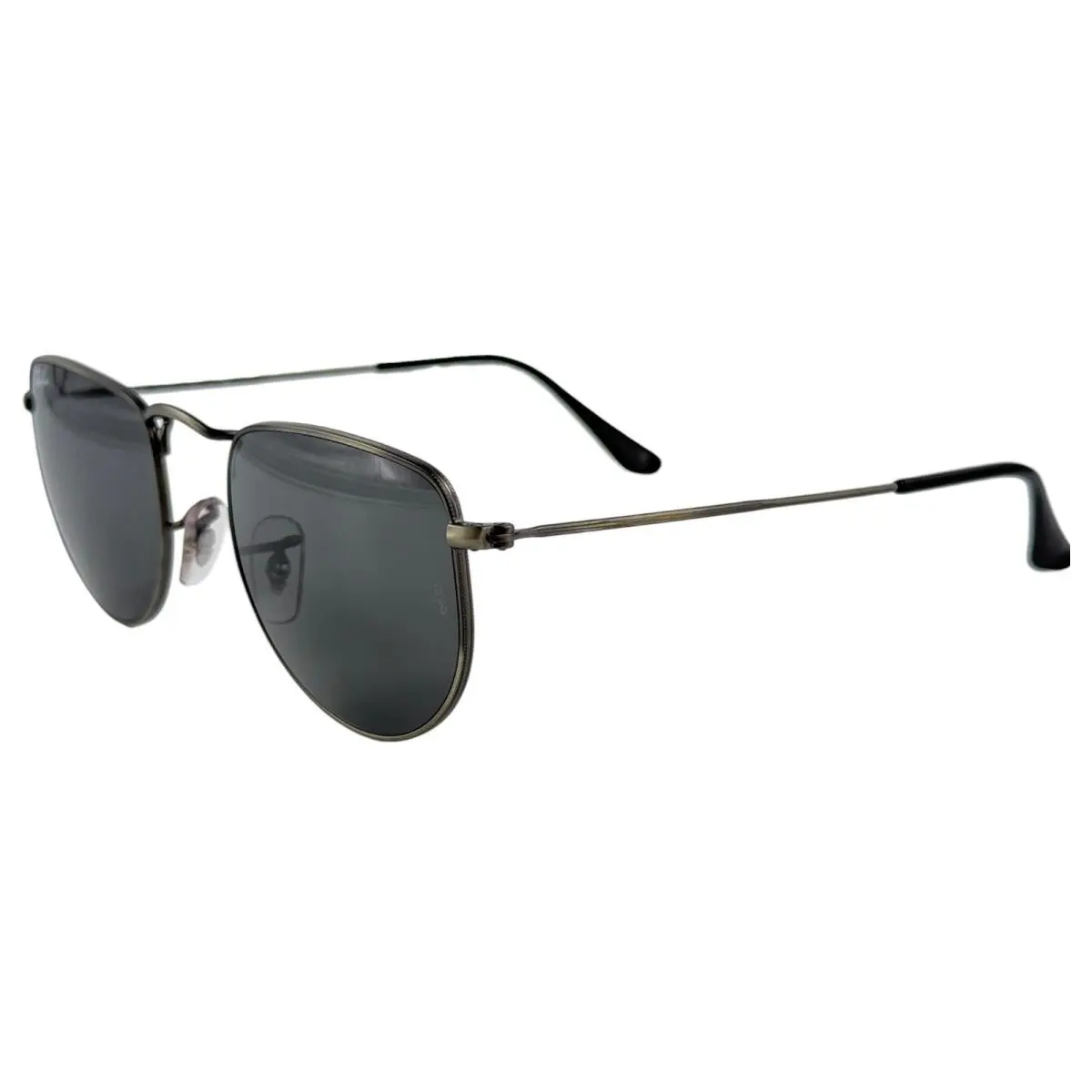 Ray Ban RB3958 Elon Mens Metal Sunglass 9229/B1 Antique Gunmetal 50-20 Italy by Ray-Ban
